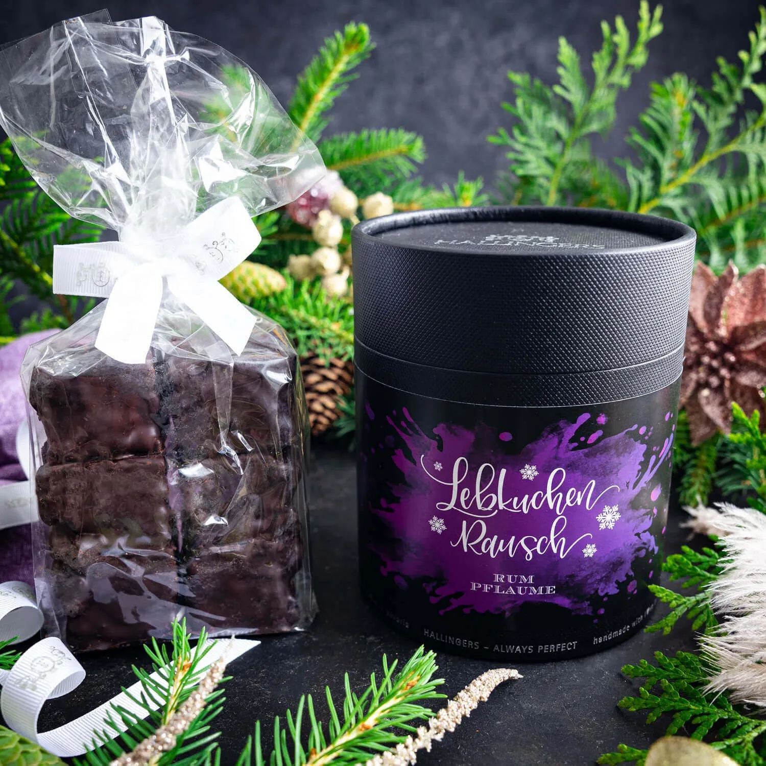 Handgemachte Lebkuchenwürfel nach Großmutters Rezept. Was schmeckt in der Weihnachtszeit besser als Lebkuchen?