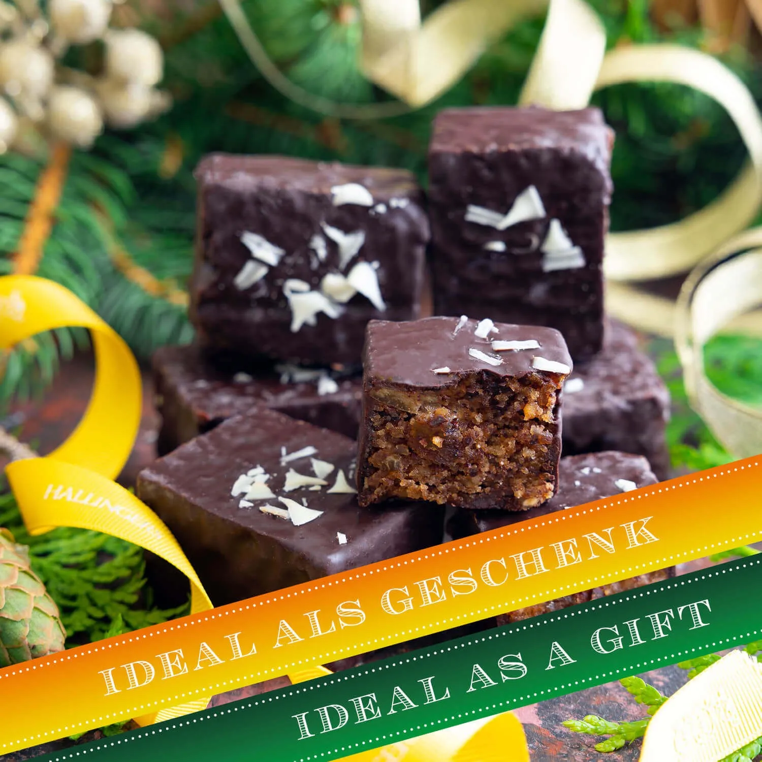 Ein Hauch Alkohol für das Aroma ist die perfekte Kombination in diesem besonderen Lebkuchen - was für ein Genuss!