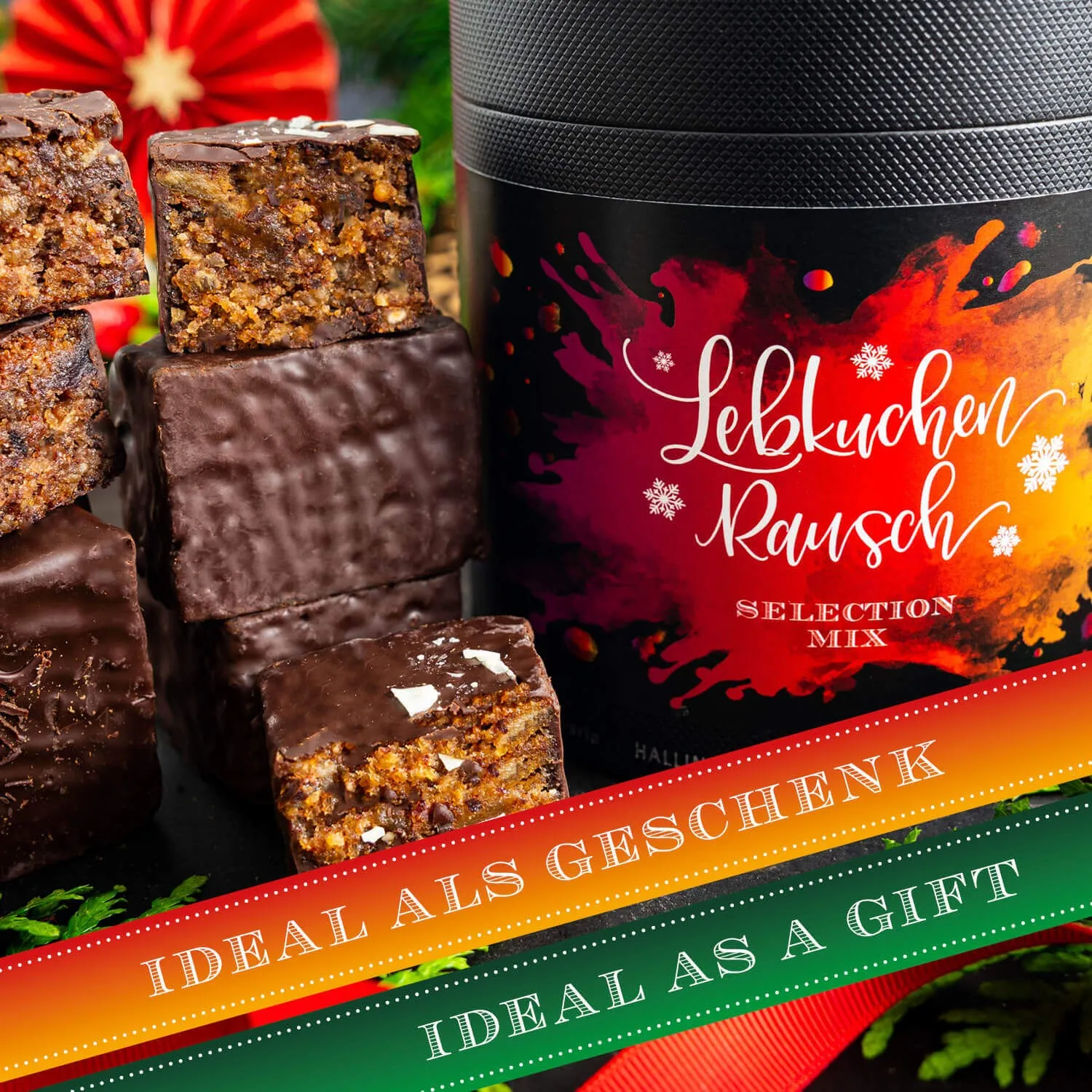 Ein Hauch Alkohol für das Aroma ist die perfekte Kombination in diesem besonderen Lebkuchen - was für ein Genuss!