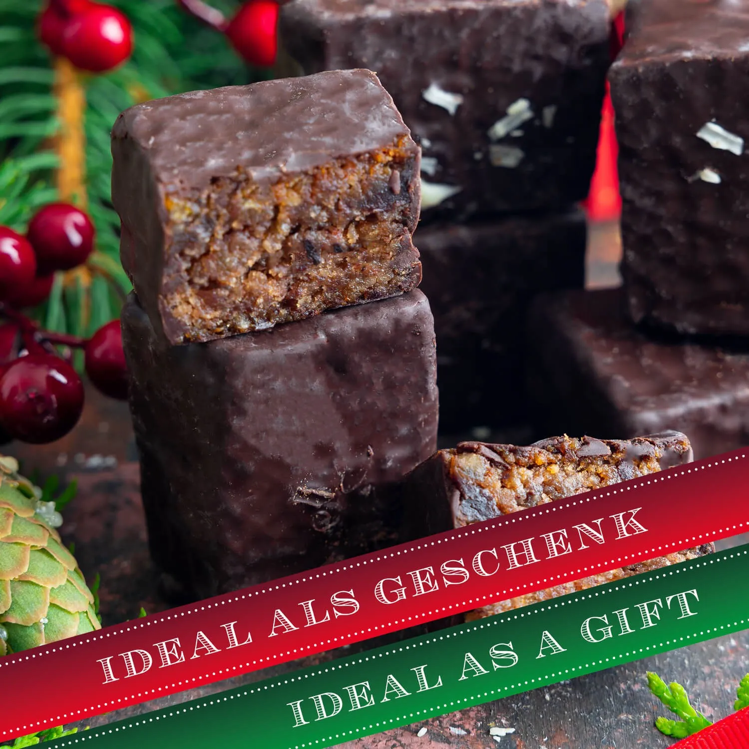 Ein Hauch Alkohol für das Aroma ist die perfekte Kombination in diesem besonderen Lebkuchen - was für ein Genuss!