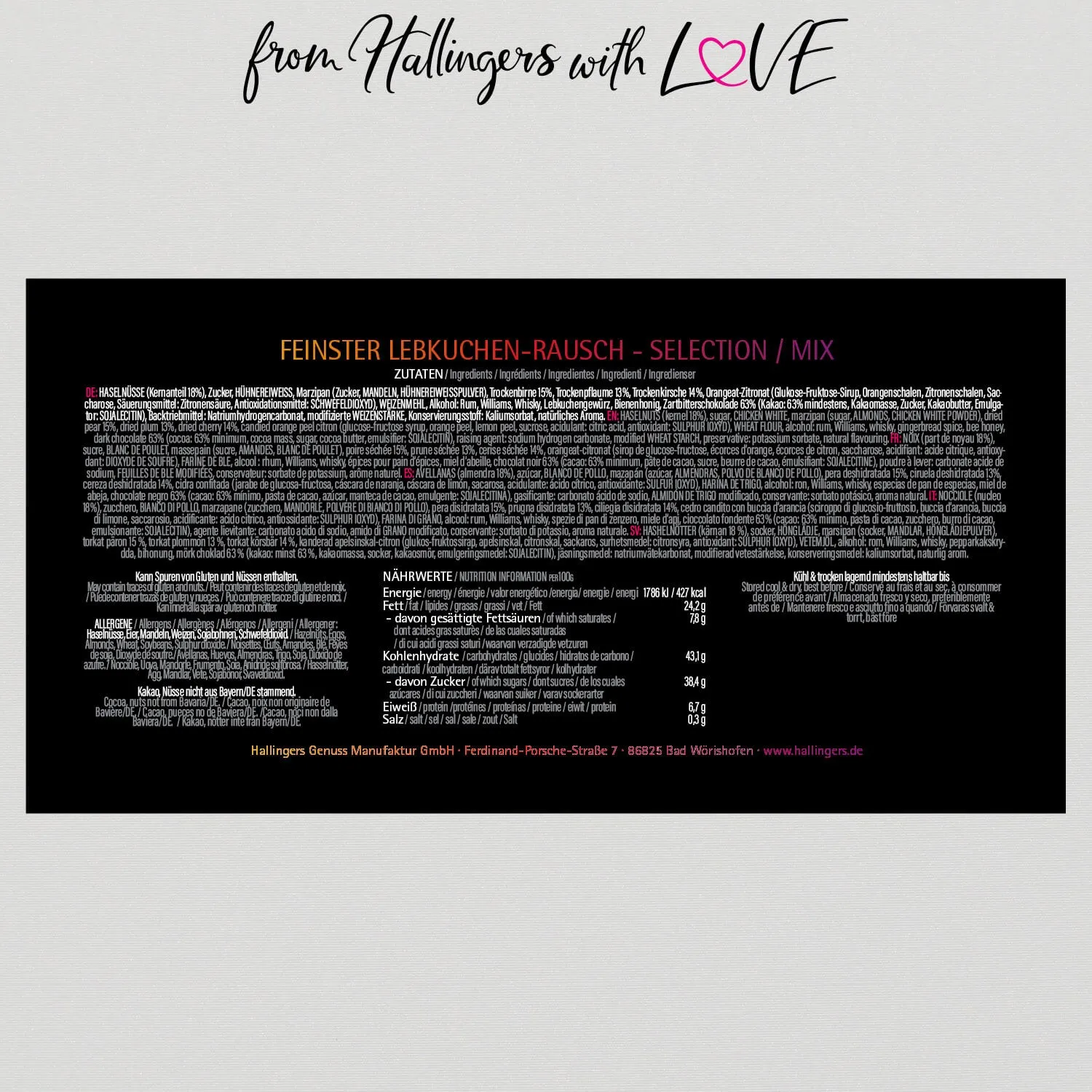 Feinster Lebkuchenrausch Selection (Lebkuchenrausch-Mix)