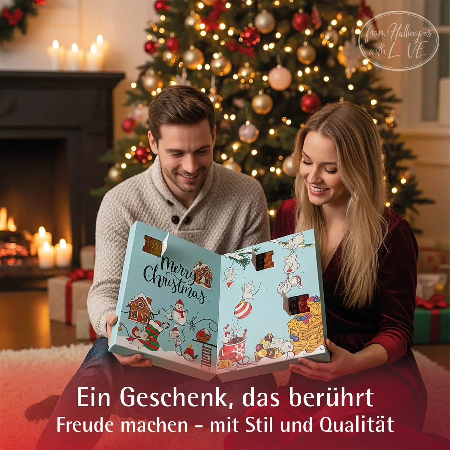 Weihnachtsmäuse (Fruchtsaftbärchen)