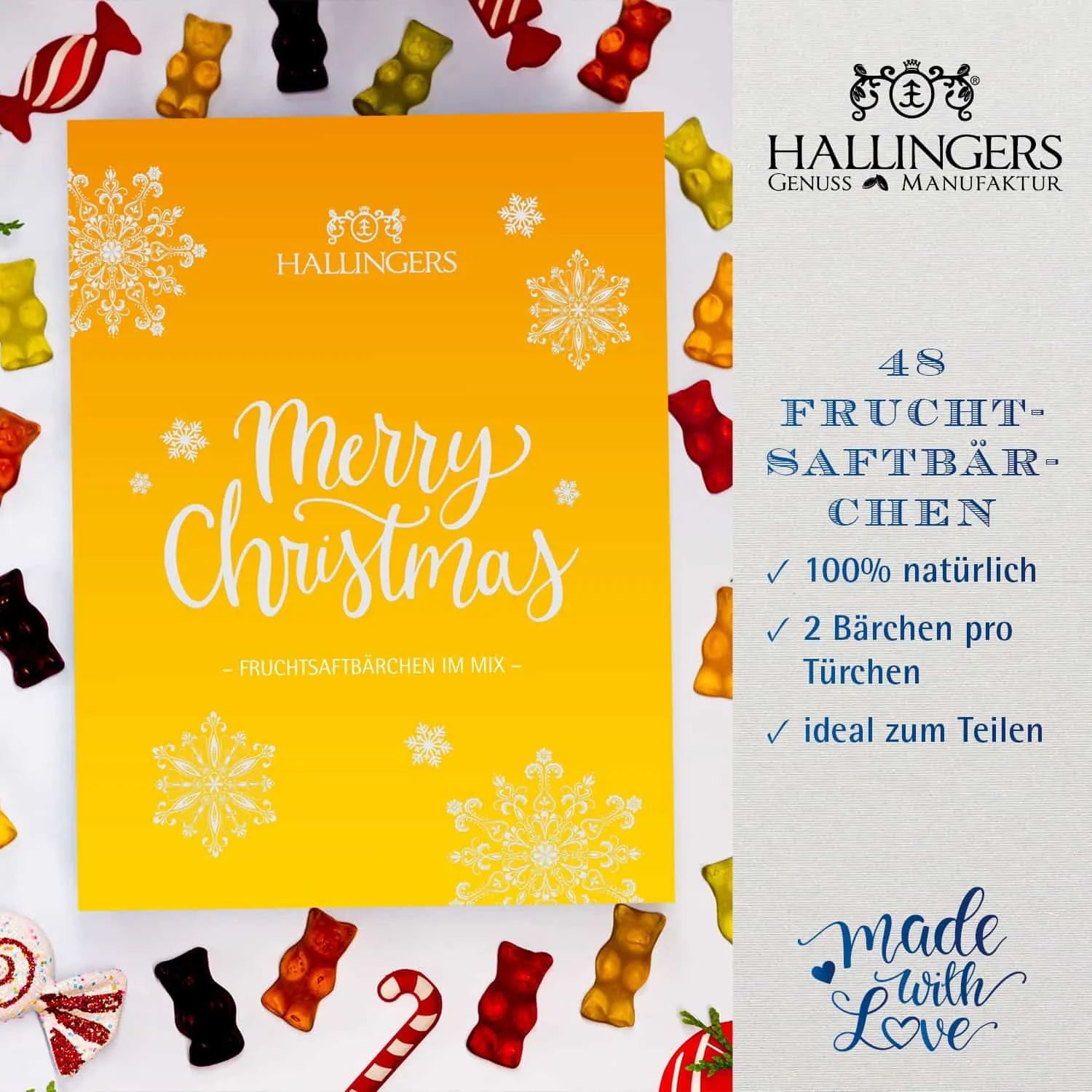 24 Genussmomente in der Weihnachtszeit.  Für alle Fruchtsaftbärchen Liebhaber, egal ob groß oder klein.