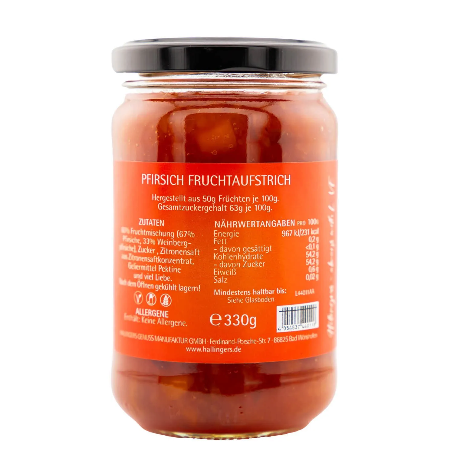 Roter Weinbergpfirsich (Fruchtaufstrich)