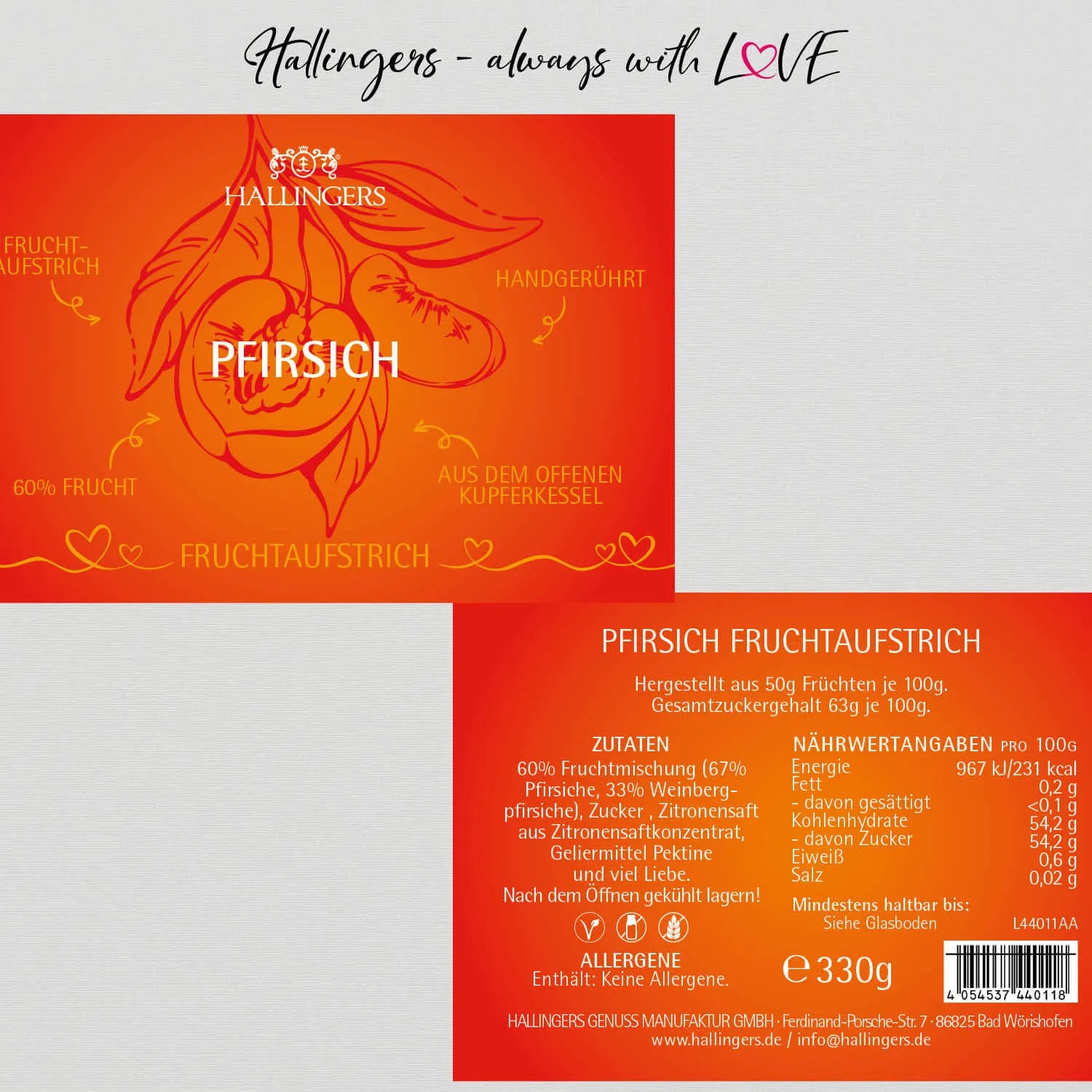 Roter Weinbergpfirsich (Fruchtaufstrich)