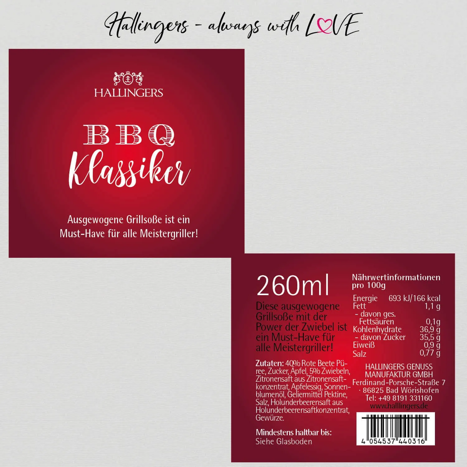 BBQ Klassiker (Grillsauce)