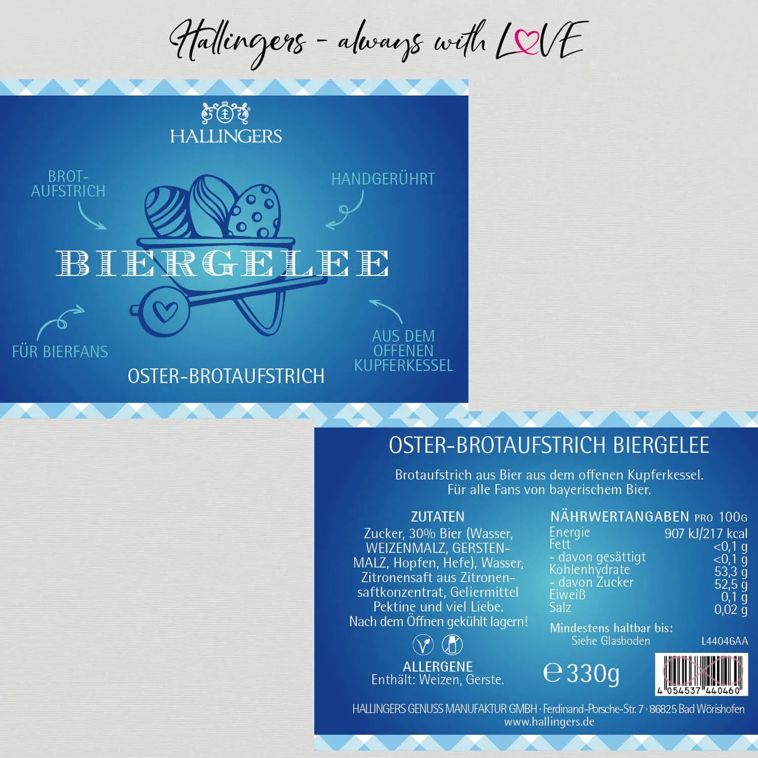 Oster Brotaufstrich Biergelee (Brotaufstrich)