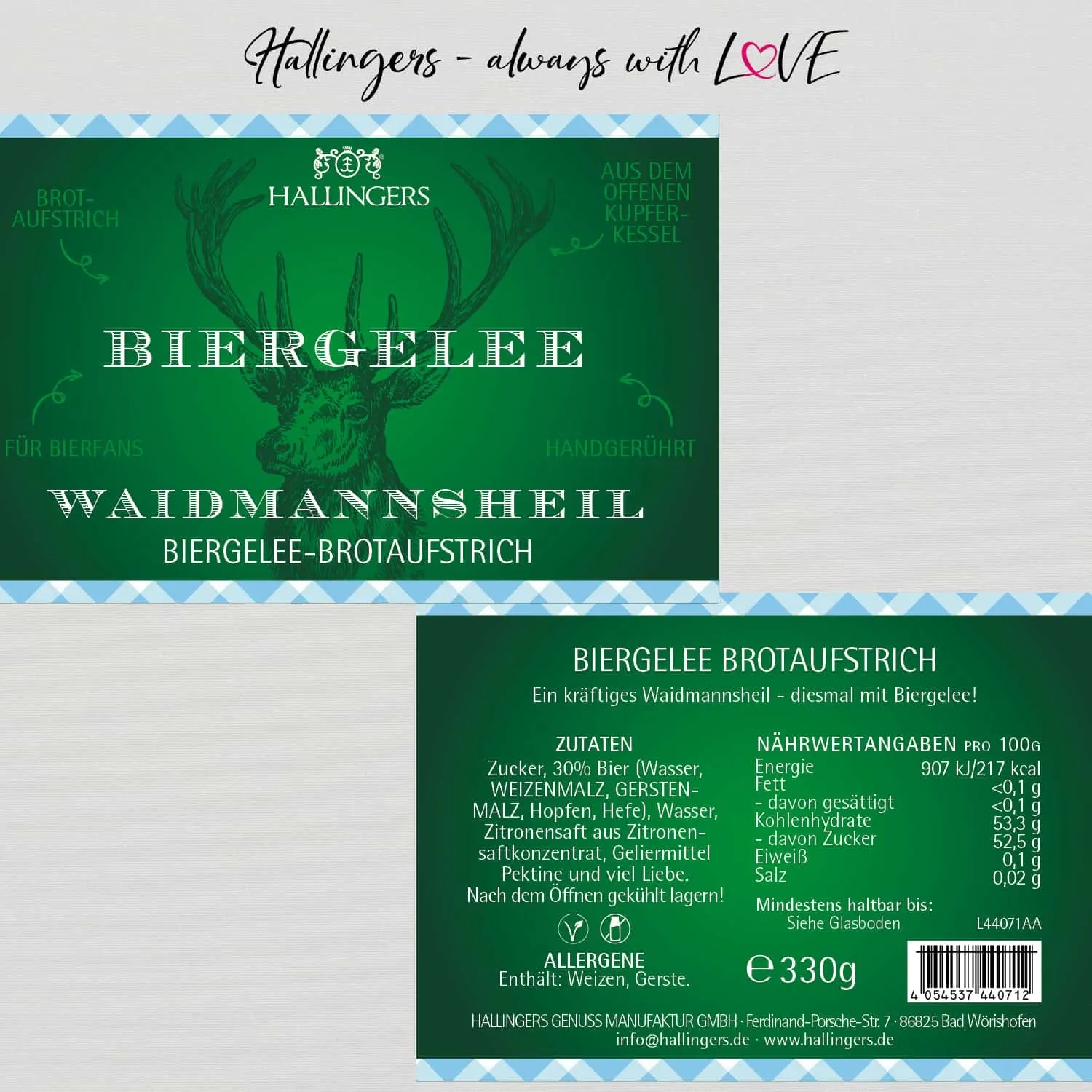 Waidmannsheil (Biergelee) - Biergelee, handgerührt Kupferkessel