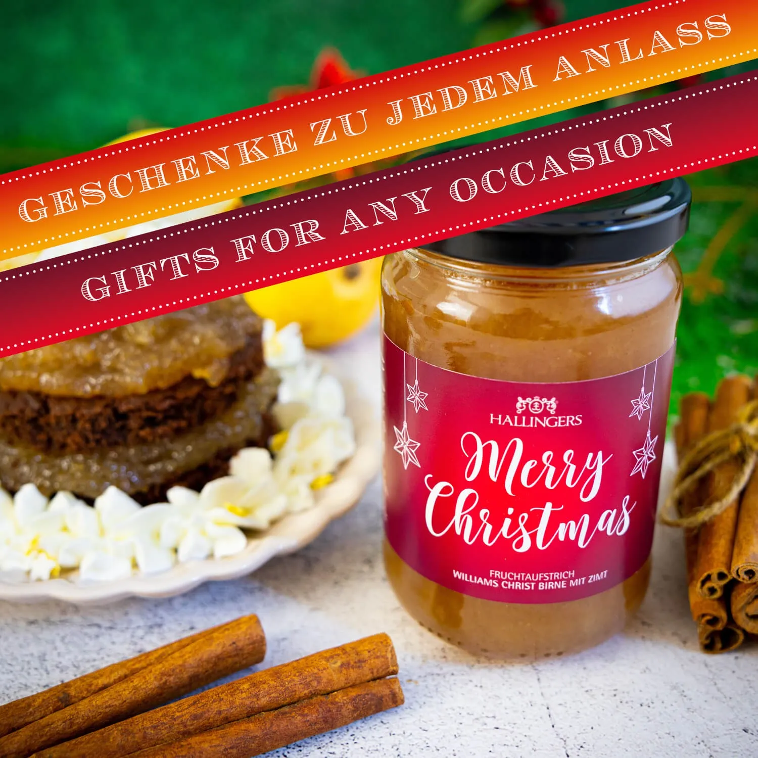 Das perfekte Geschenk oder Mitbringsel! Mit einem festlichen Weihnachtsgruß, der nur noch verschenkt werden muss  was für eine tolle Idee!