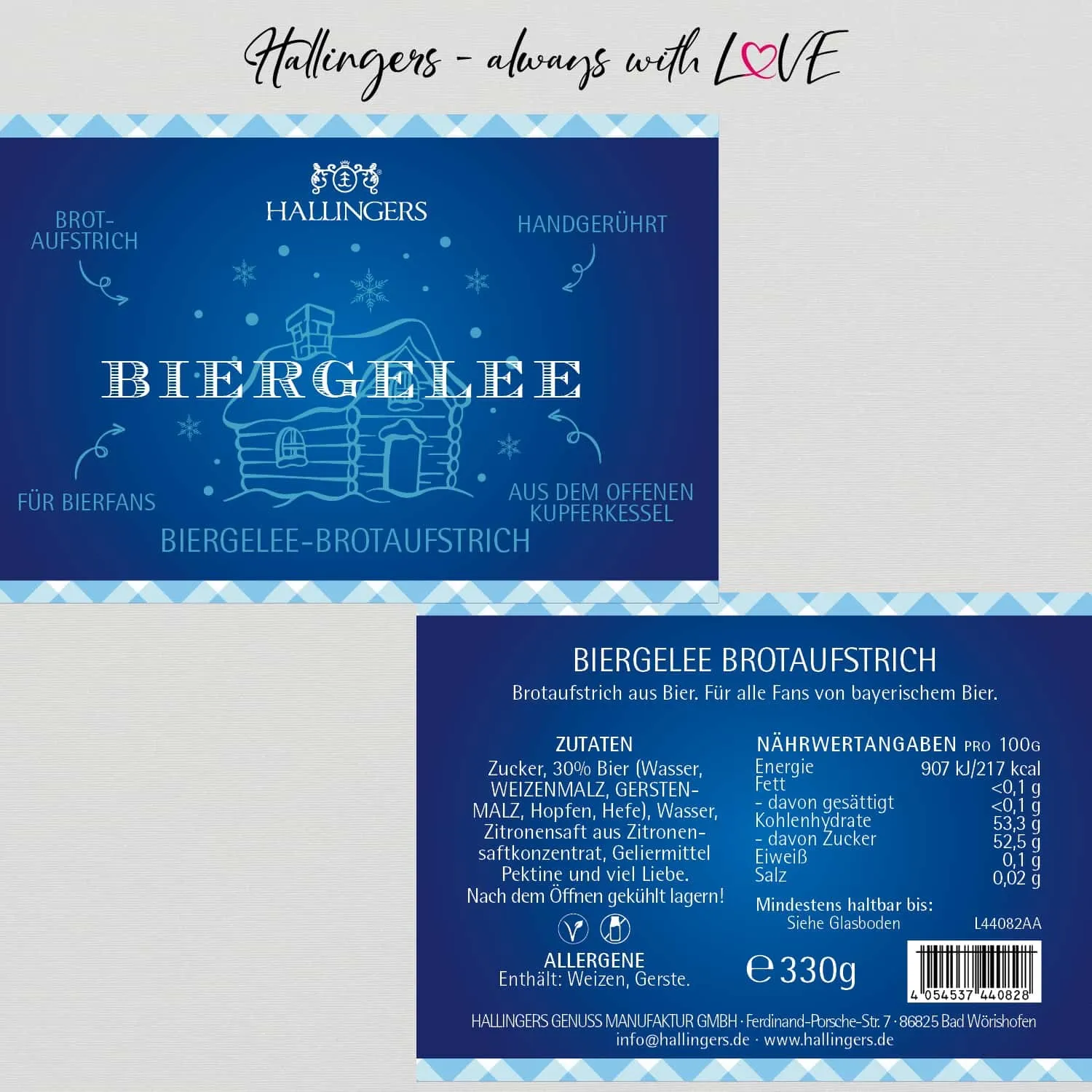 Weihnachts-Biergelee - Biergelee, handgerührt Kupferkessel