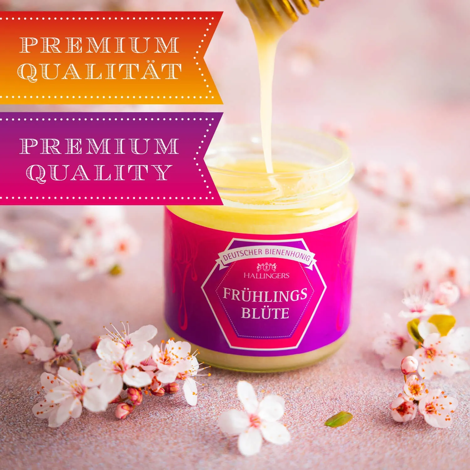 Ein Bienenprodukt aus den ersten Frühblühern des Jahres.