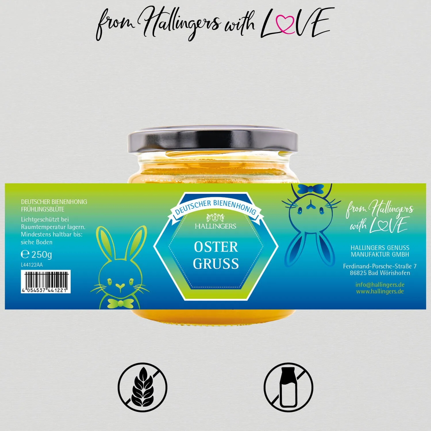 Ostergruß-Honig Frühlingsblüte (Deutscher Imker-Honig)