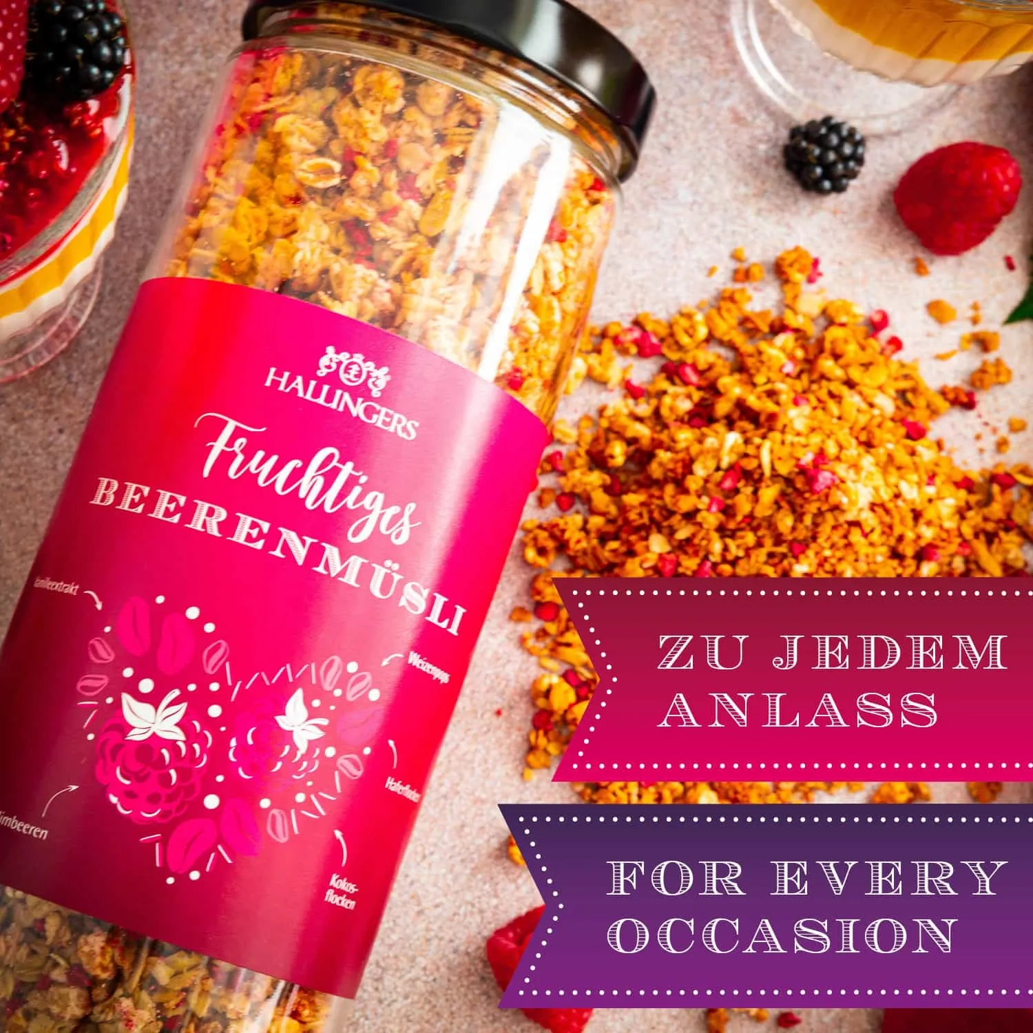 Schmeckt wie ein Himbeer-Sommerkuss!