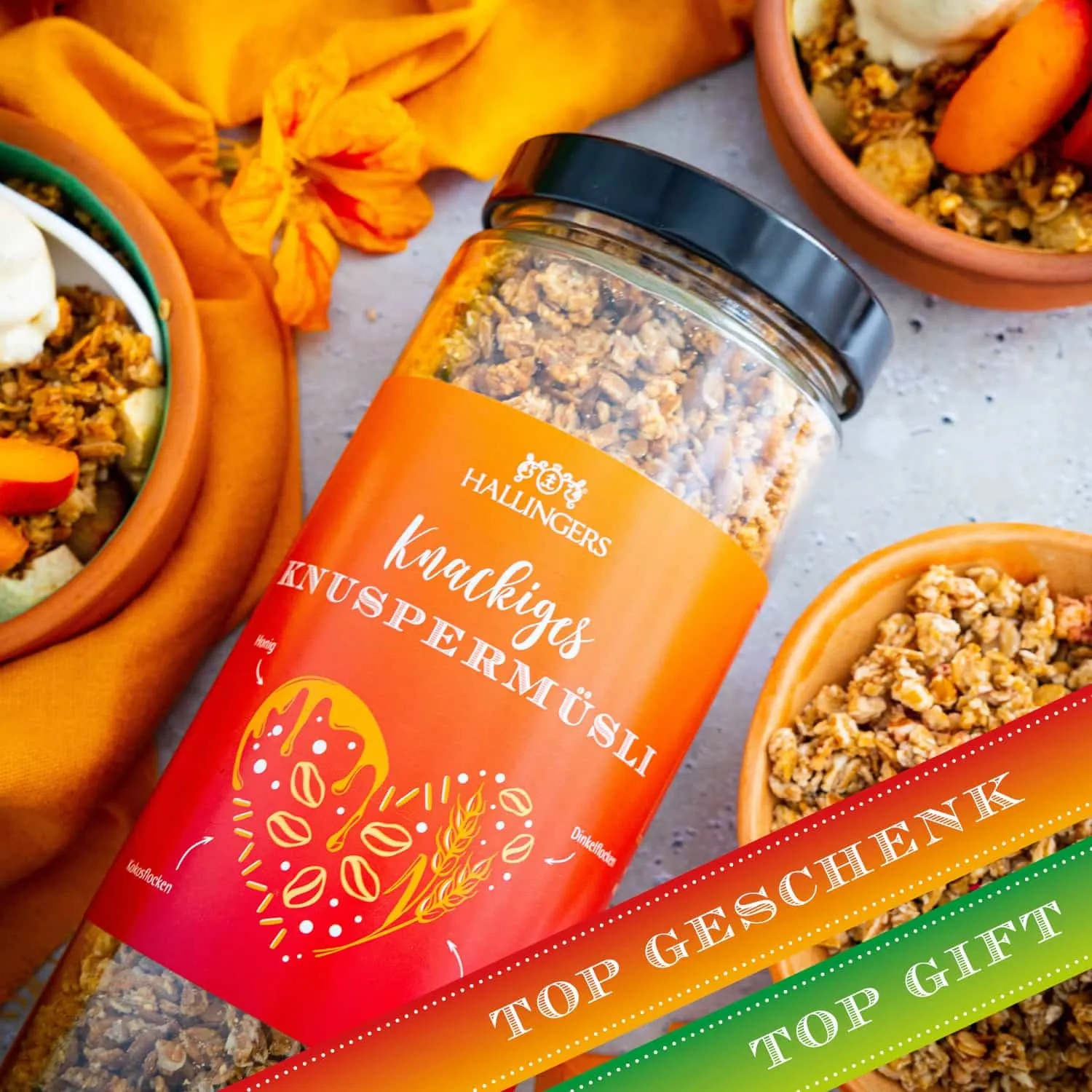 Der Extra-Crunch aus Dinkel! Ein Grund mehr, morgens gerne aufzustehen!