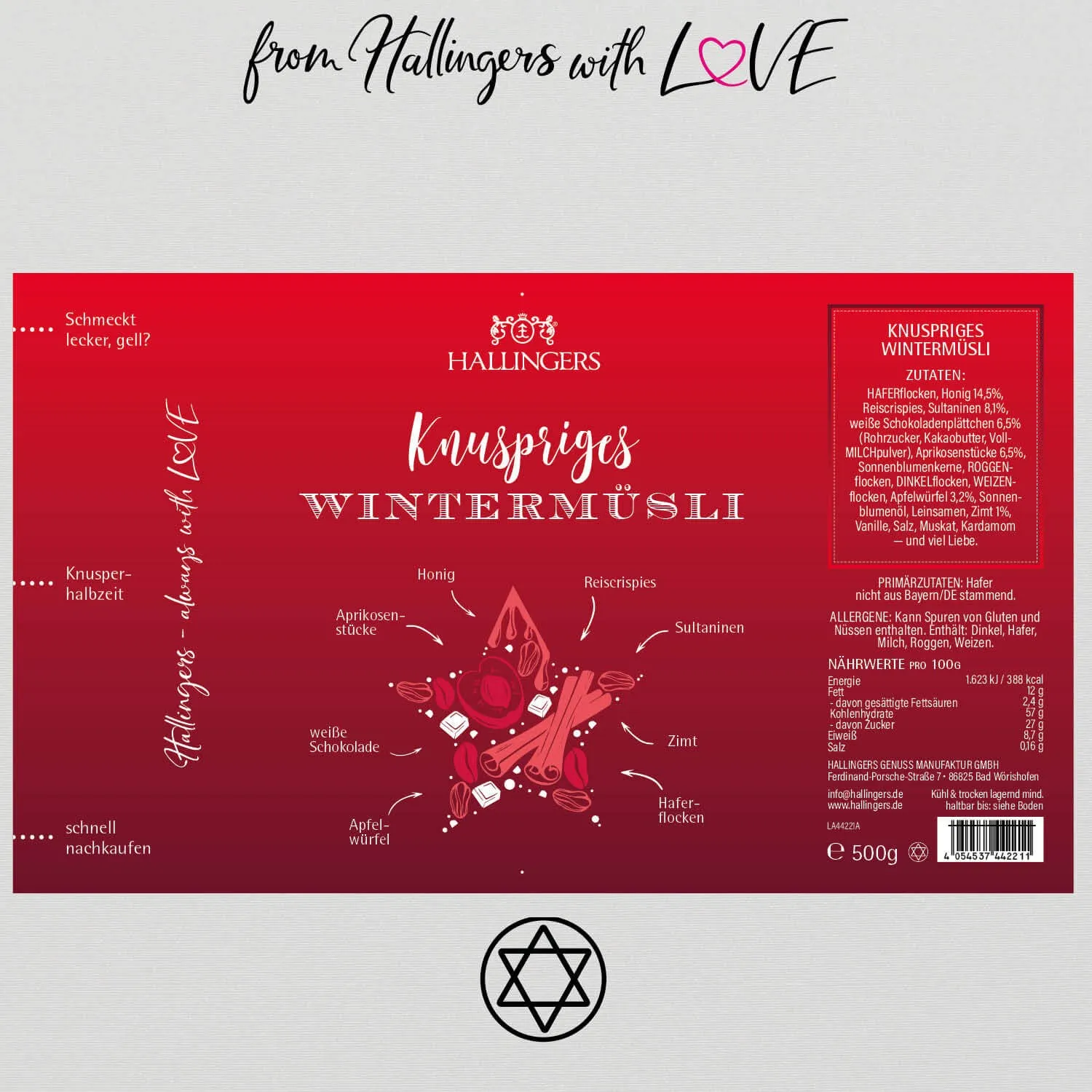 Knuspriges Winter Müsli (Winter-Müsli)