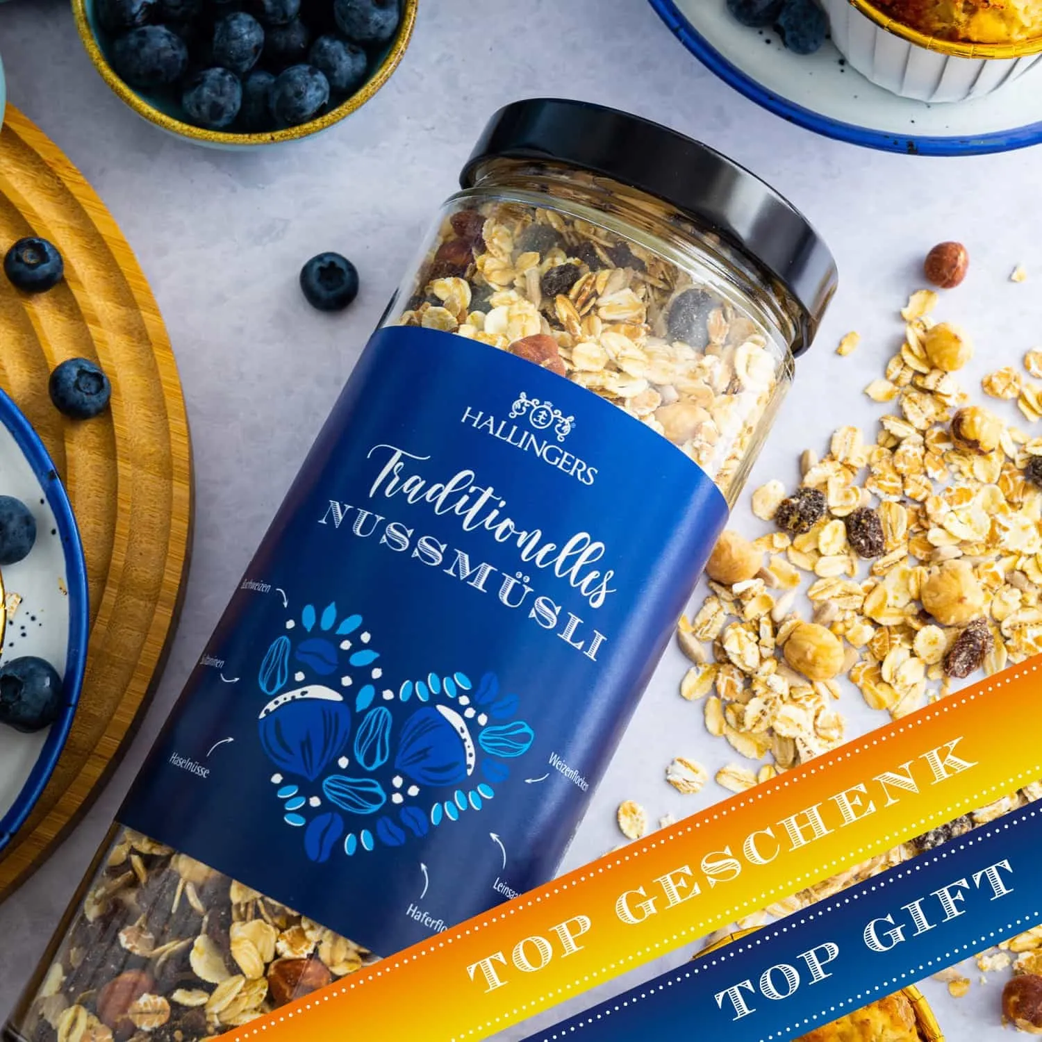 Ein raffinierter Körnertraum, frisch gemischt!