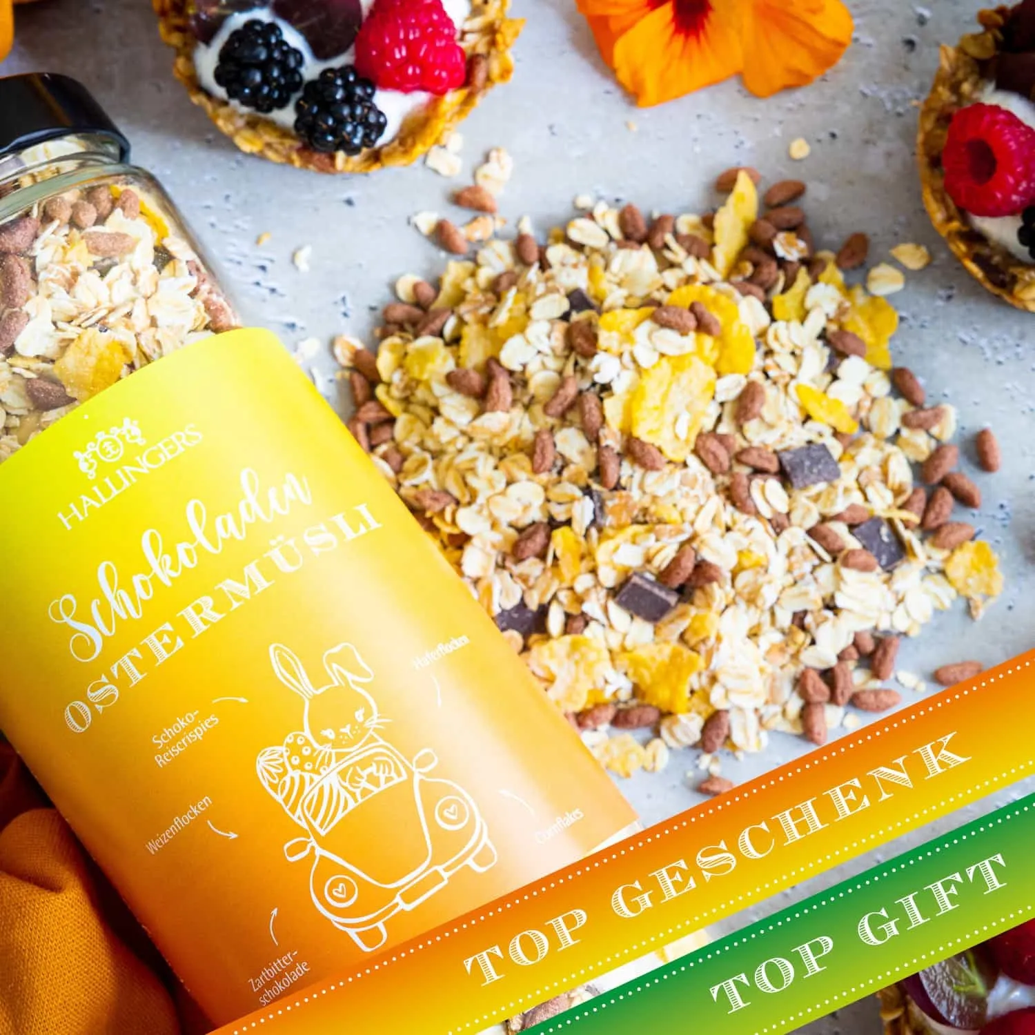 Das Leibfrühstück unserer Schokoladenmanufaktur-Genussmäuse!