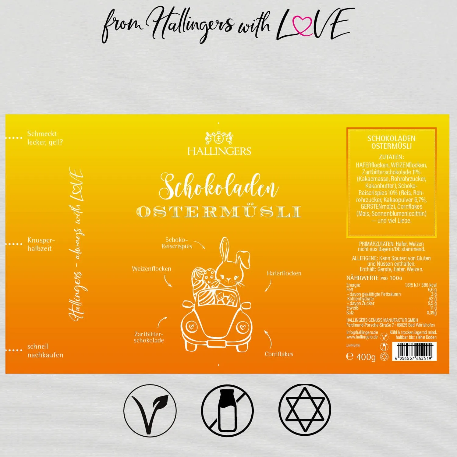 Schokoladen Oster Müsli (Schoko-Müsli)