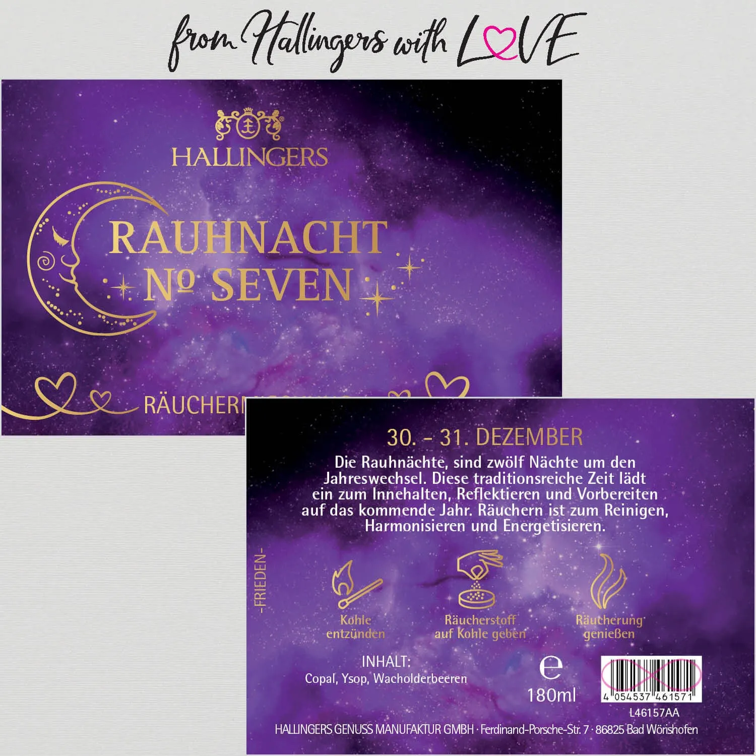 Rauhnacht No. Seven - Frieden (Räucherwerk - No. 7)