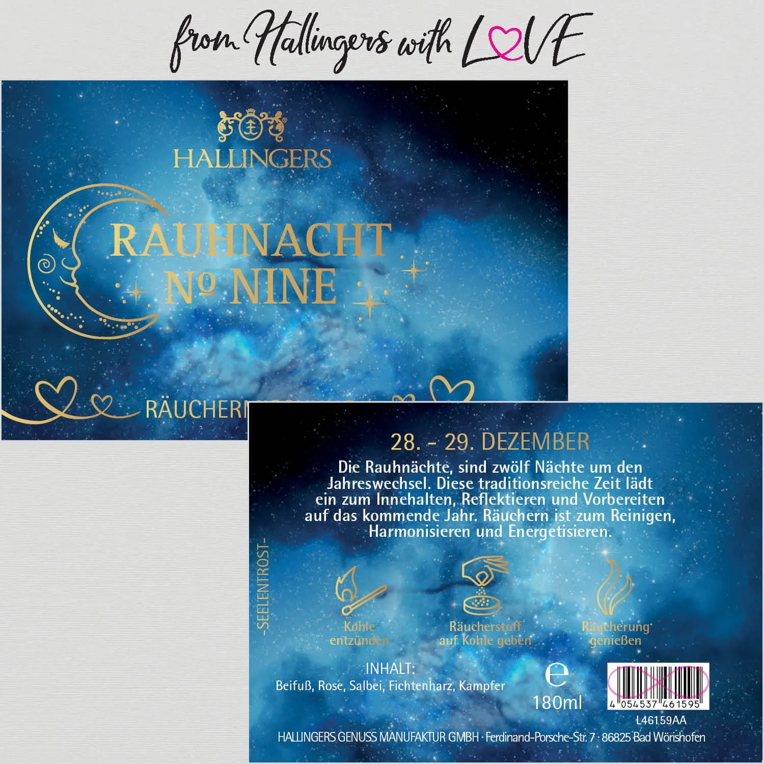 Rauhnacht No. Nine - Seelentrost (Räucherwerk - No. 9)