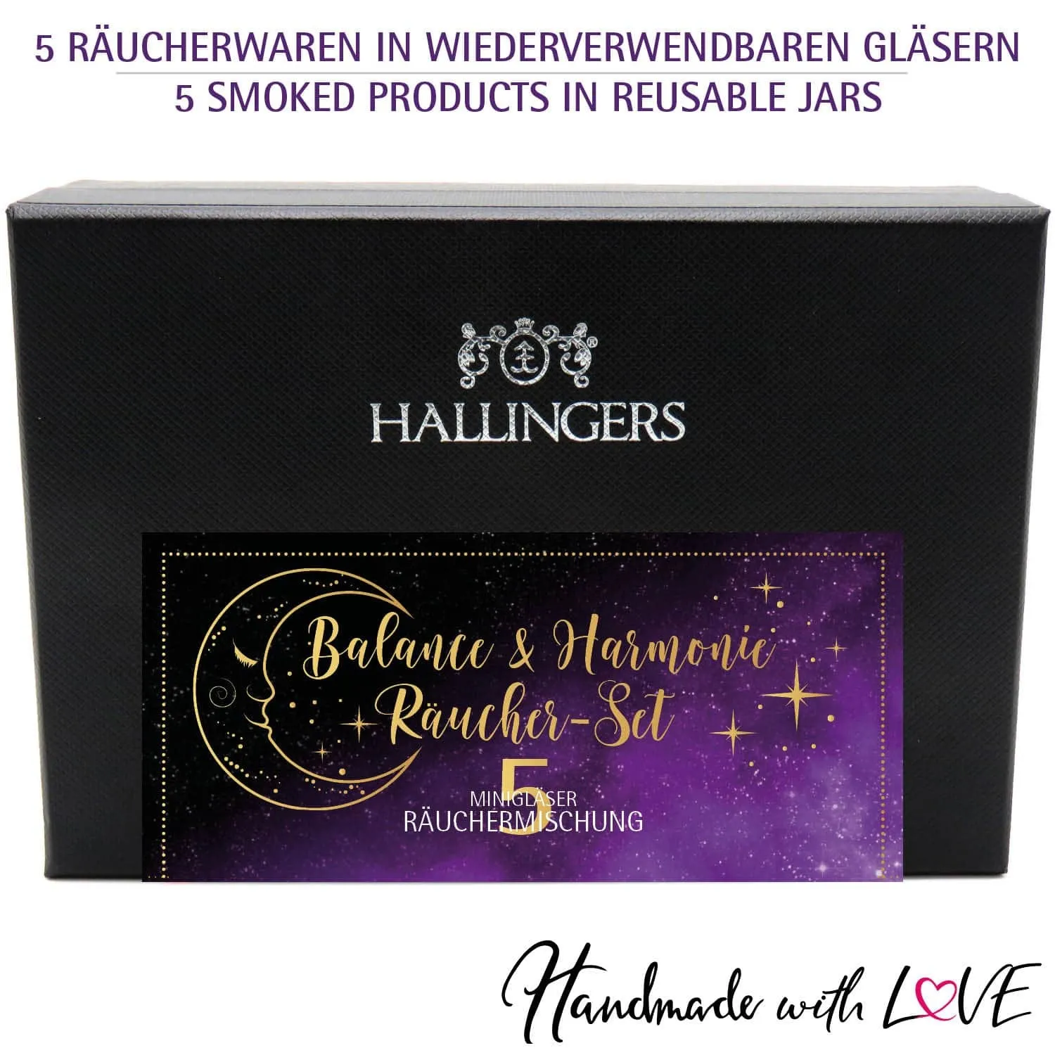 Balance & Harmonie Räucherset (5 Räucherwerke im Glas)