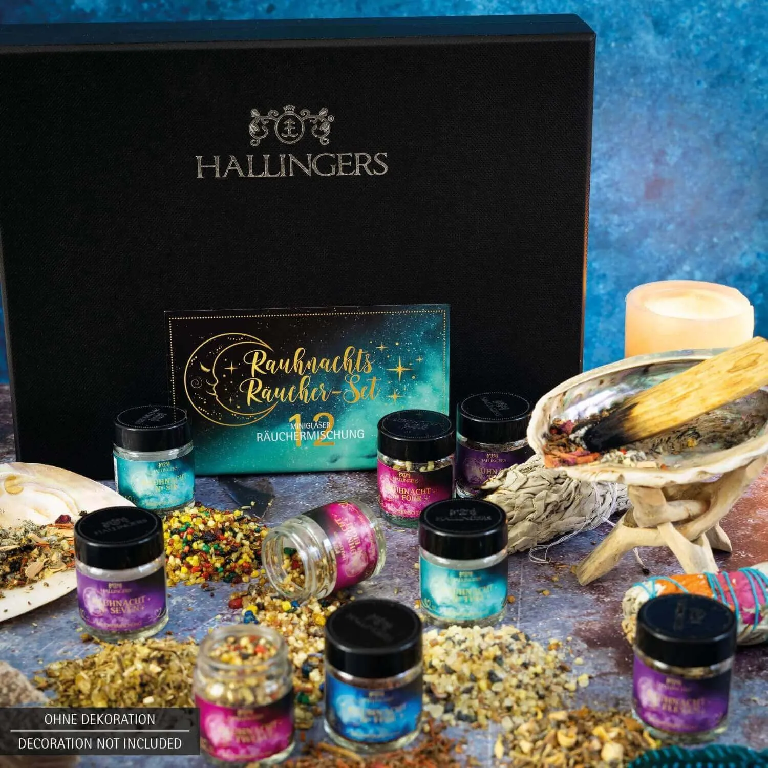 100 % Natur und frei von unerwünschten Zusätzen  ohne künstliche Duftauffrischer, einfach Kräuter & Harze pur