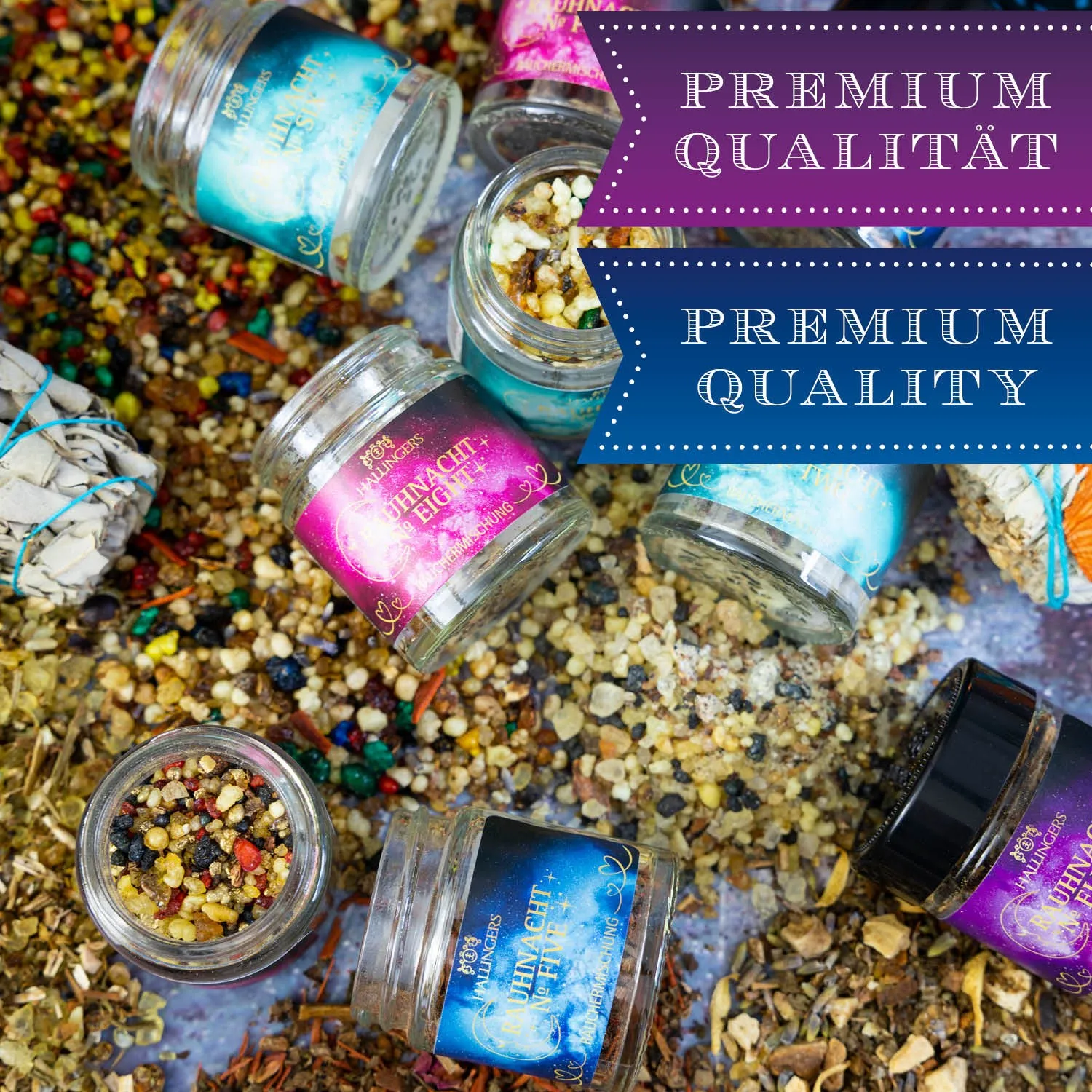 Ideal zum Räuchern, beispielsweise in Räucherstövchen oder auf Kohletabletten