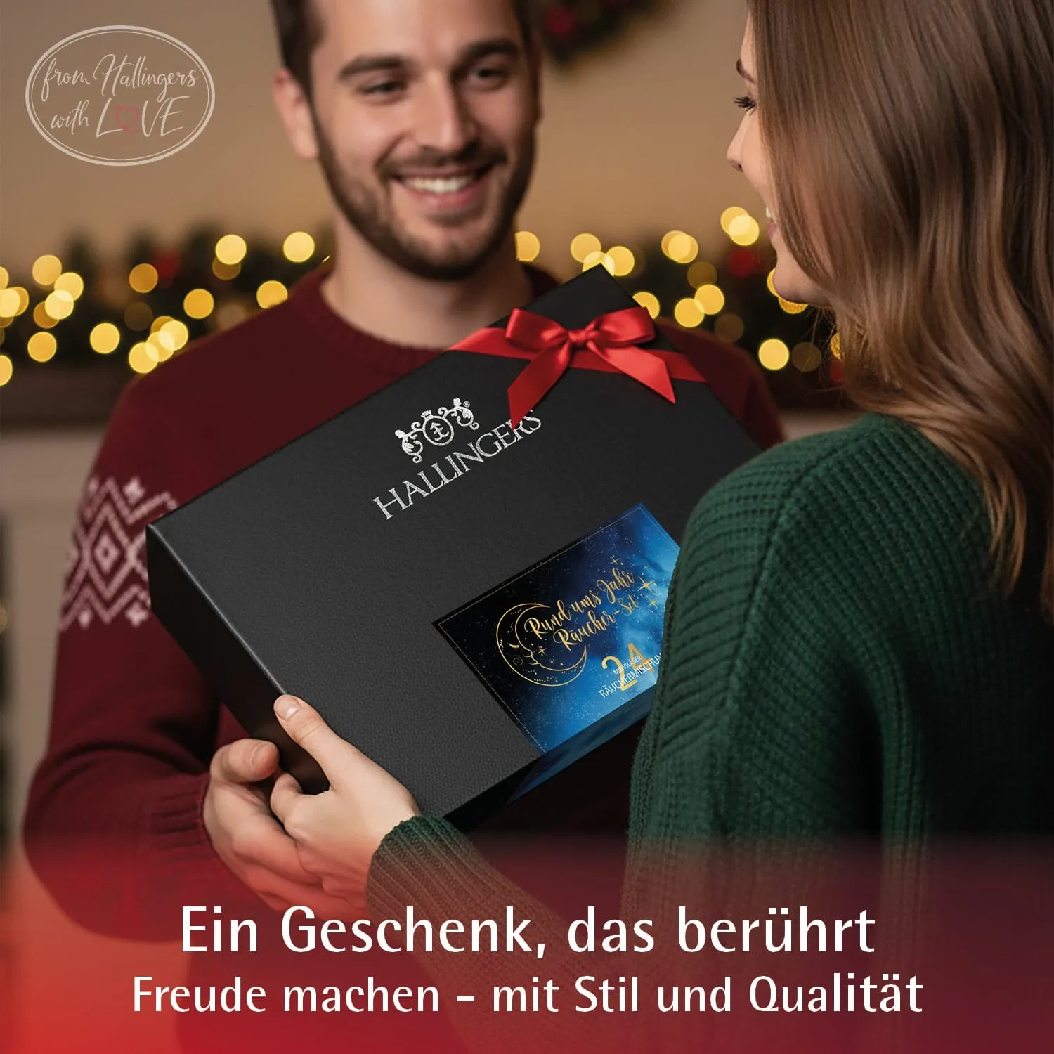 Räucherwerk-Set für das ganze Jahr (24 Räucherwerke im Glas)