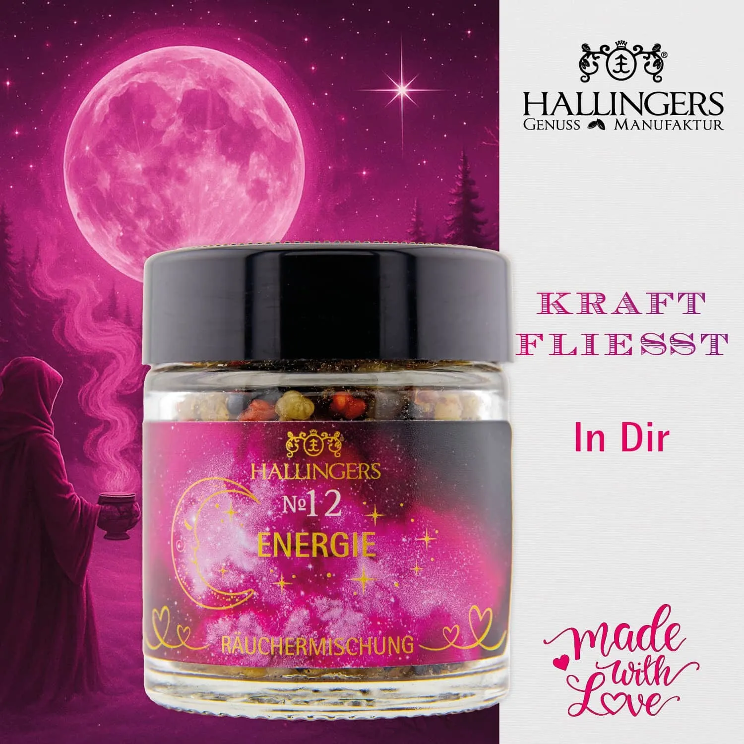 Räucherfertig portioniert, ideal zum Räuchern mit Räucherkohle oder Sieb