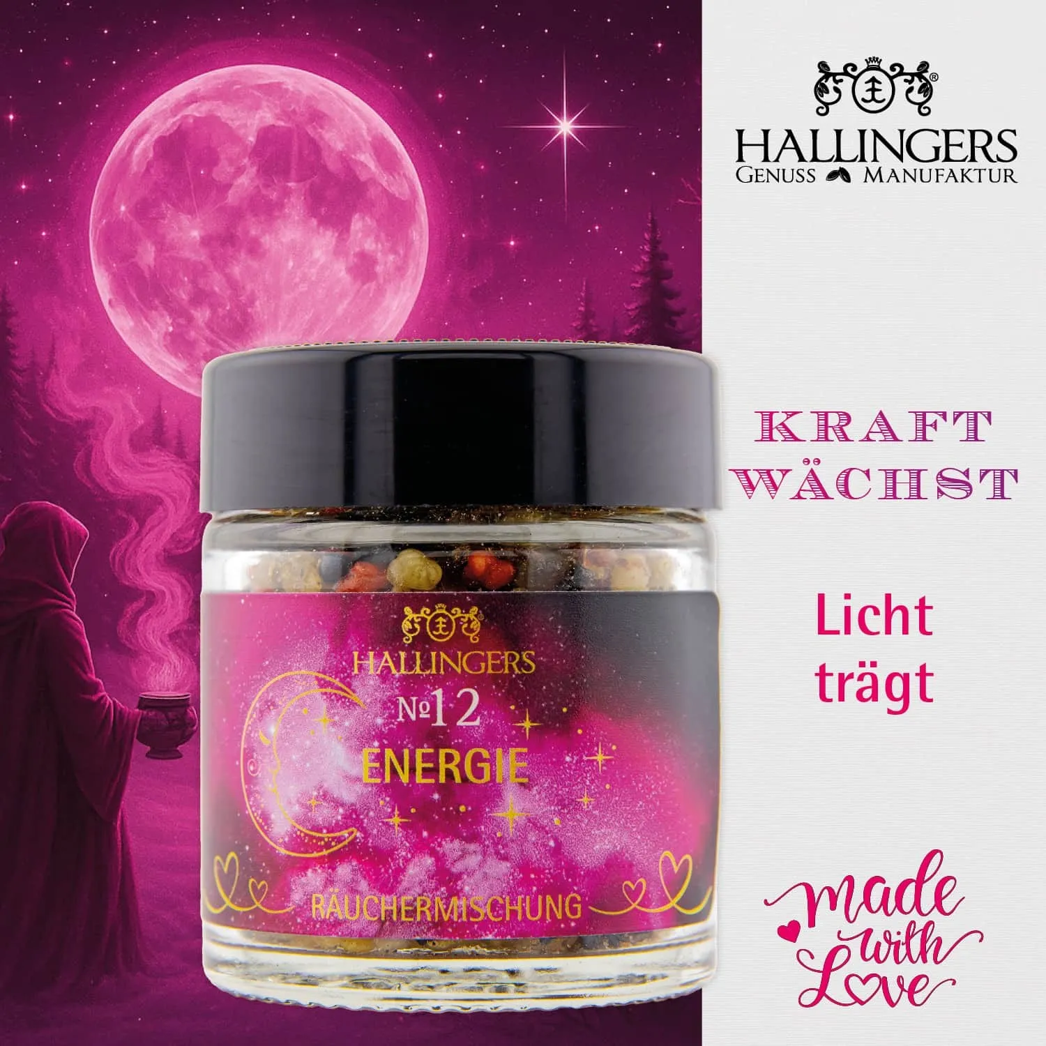 Räucherfertig portioniert, ideal zum Räuchern mit Räucherkohle oder Sieb