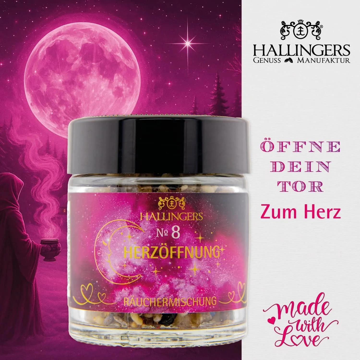 Ideal zum Räuchern, beispielsweise in Räucherstövchen oder auf Kohletabletten