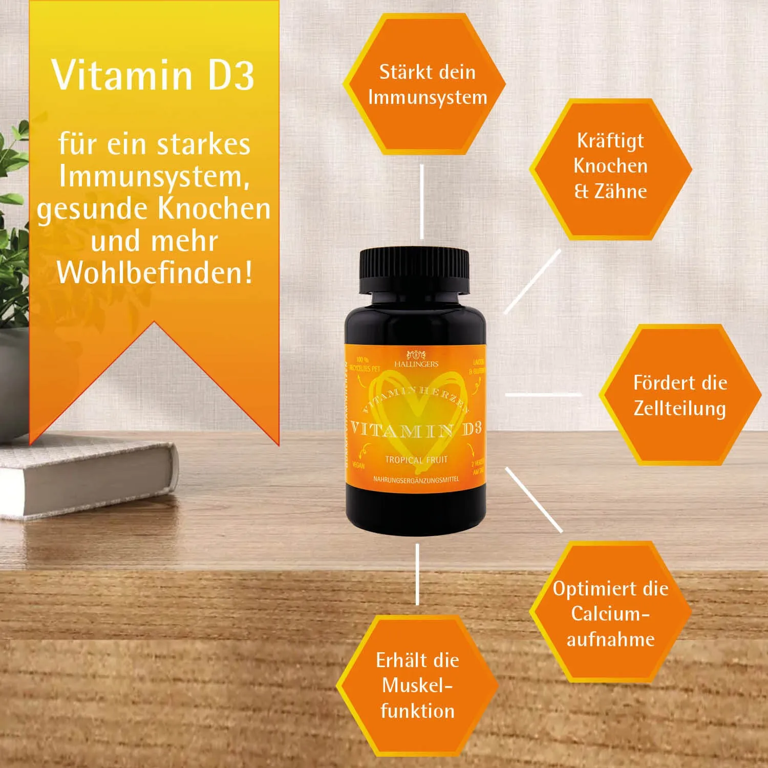 VEGAN, frei von Gentechnik, Konservierungsstoffen und Nanopartikeln