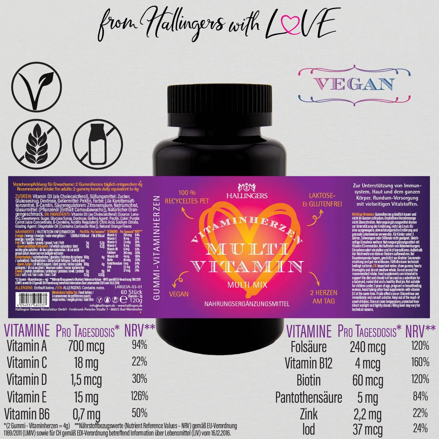 Multi Vitamin Herz L (Nahrungsergänzungsmittel)