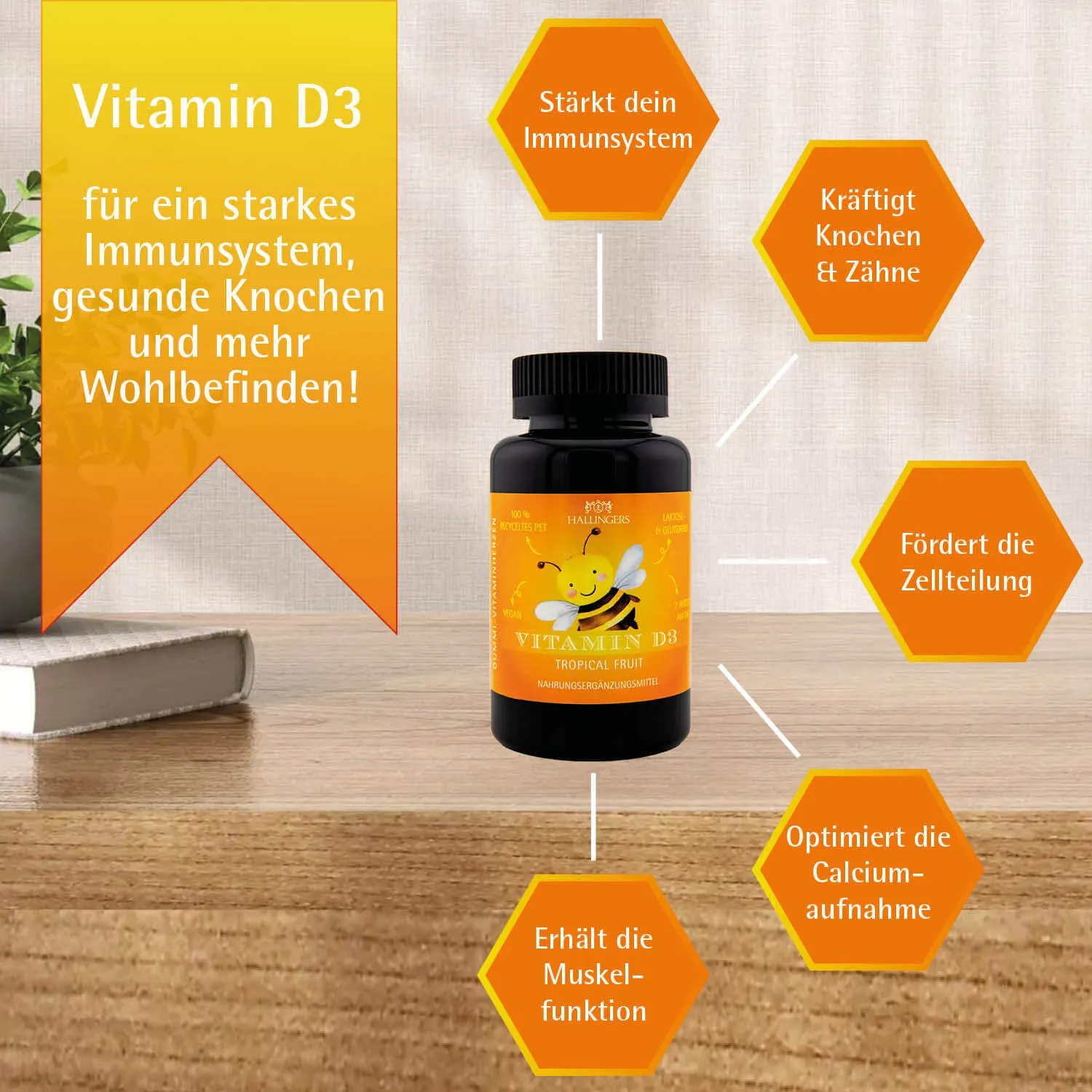 VEGAN, frei von Gentechnik, Konservierungsstoffen und Nanopartikeln