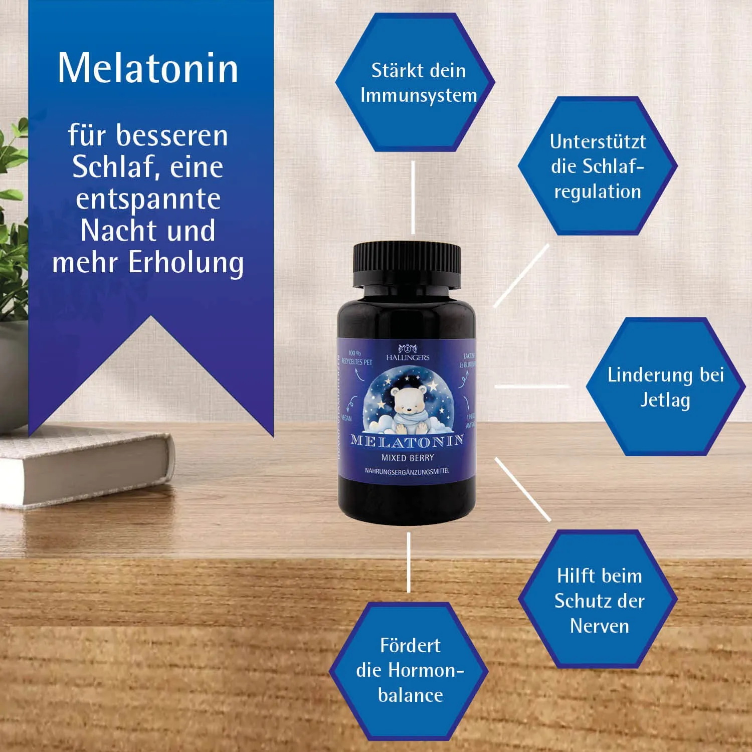 VEGAN, frei von Gentechnik, Konservierungsstoffen und Nanopartikeln