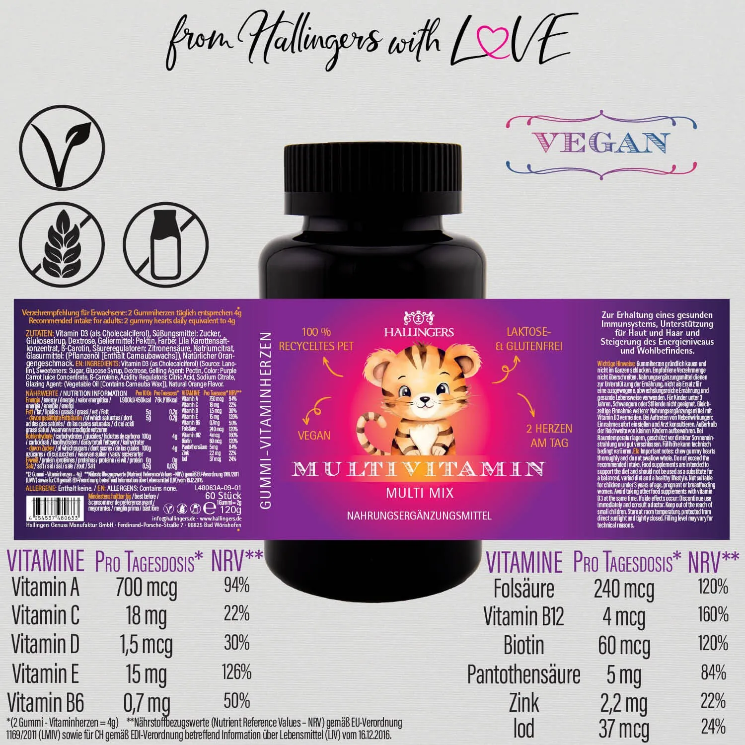 Multi Vitamin Kinder Tiger L (Nahrungsergänzungsmittel)