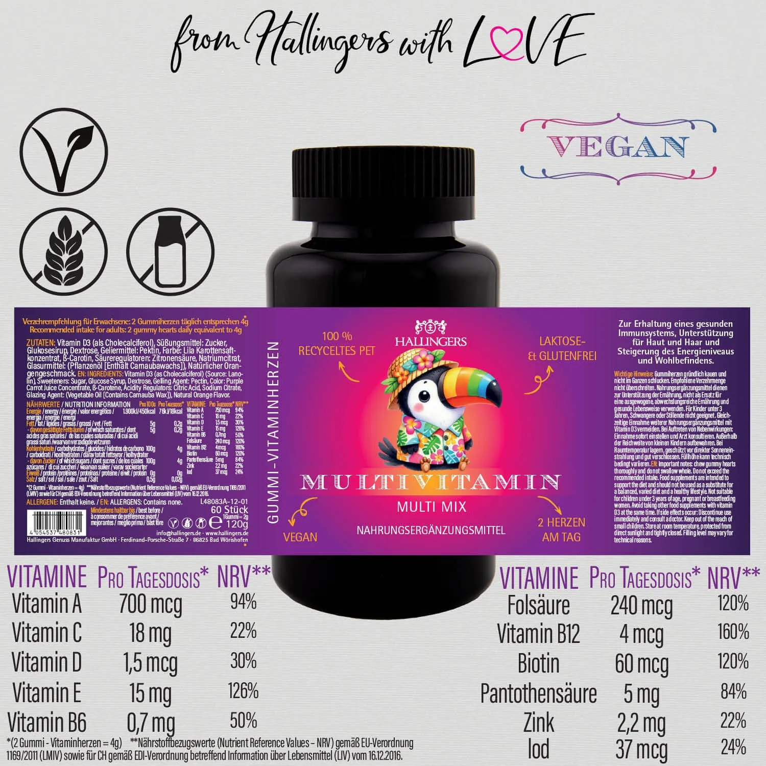 Multi Vitamin Kinder Tukan L (Nahrungsergänzungsmittel)