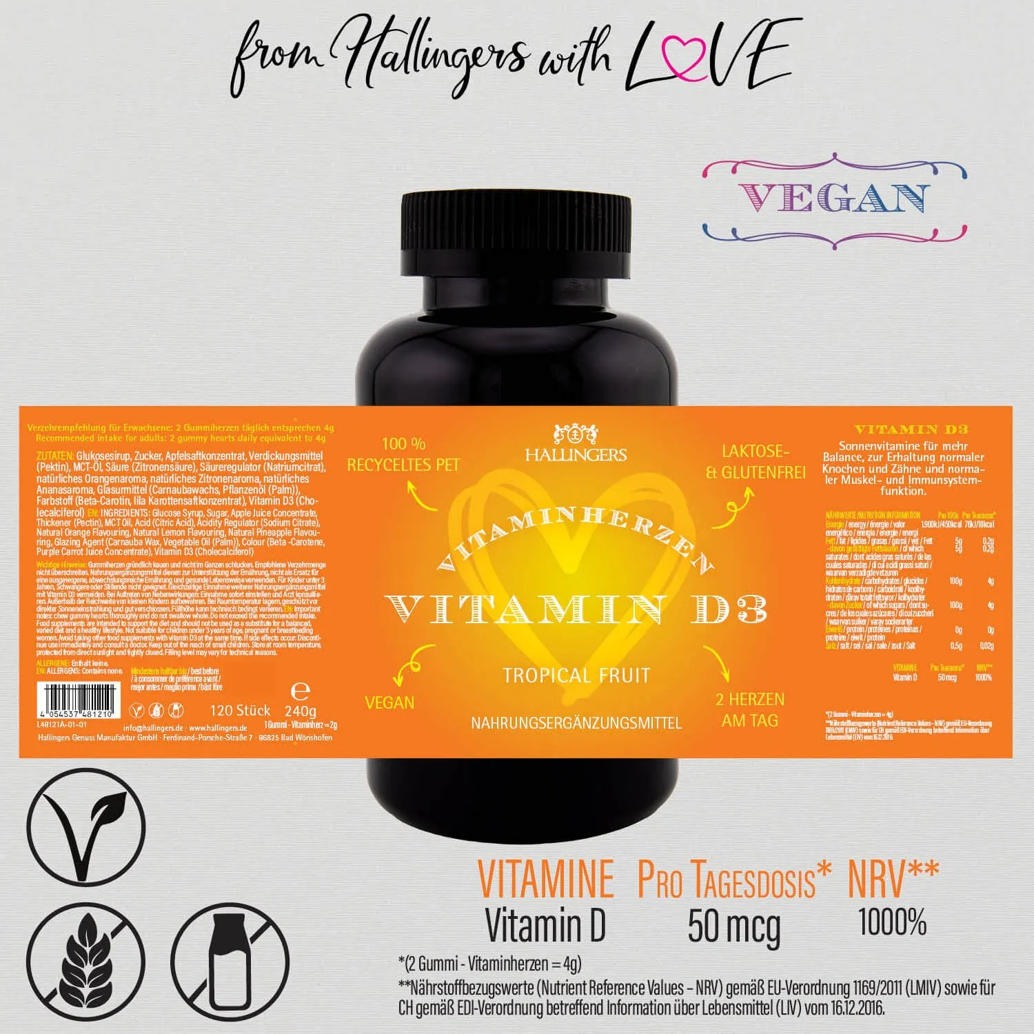 Vitamin D3 Herz XL (Nahrungsergänzungsmittel)