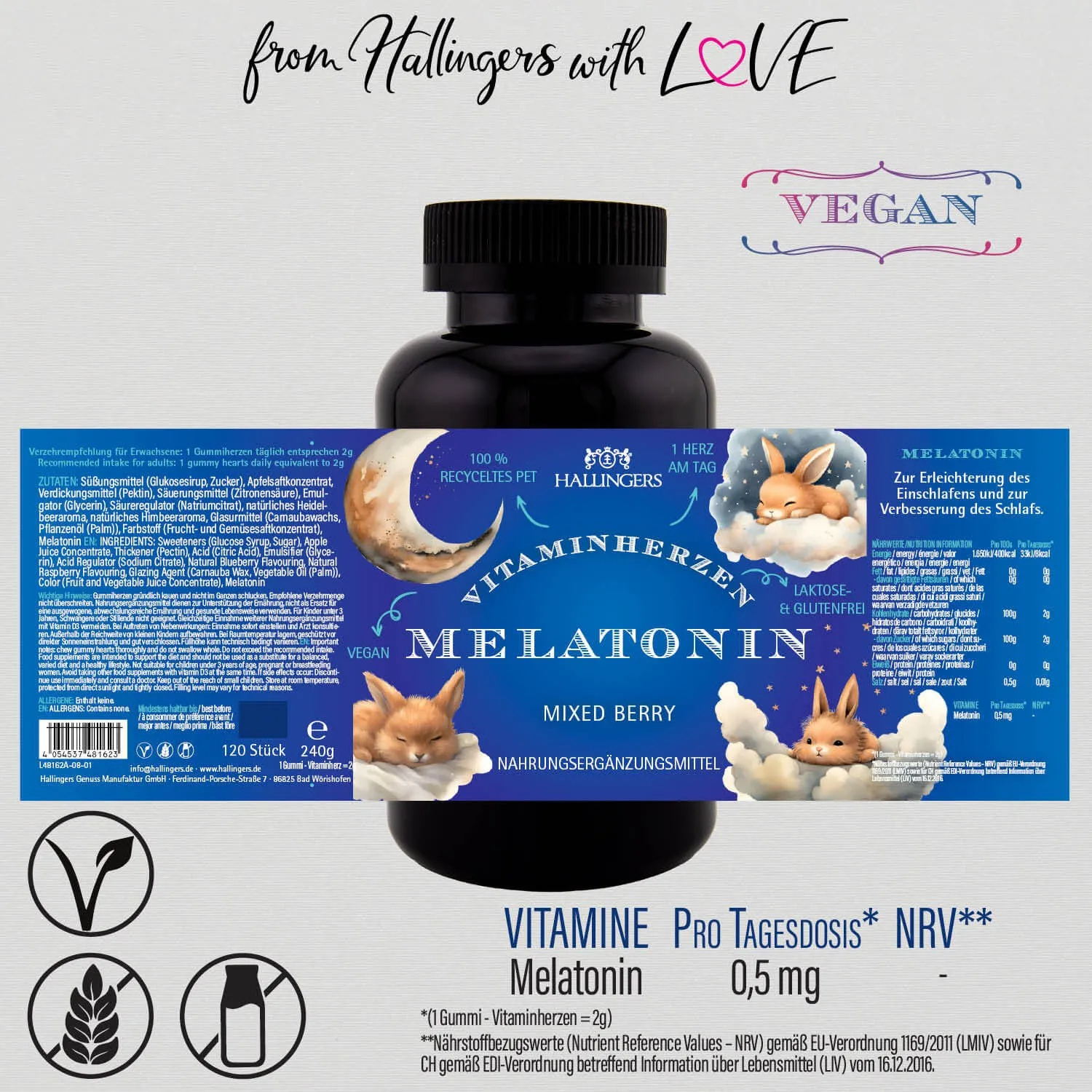 Melatonin Kinder Hasen XL (Melatonin)