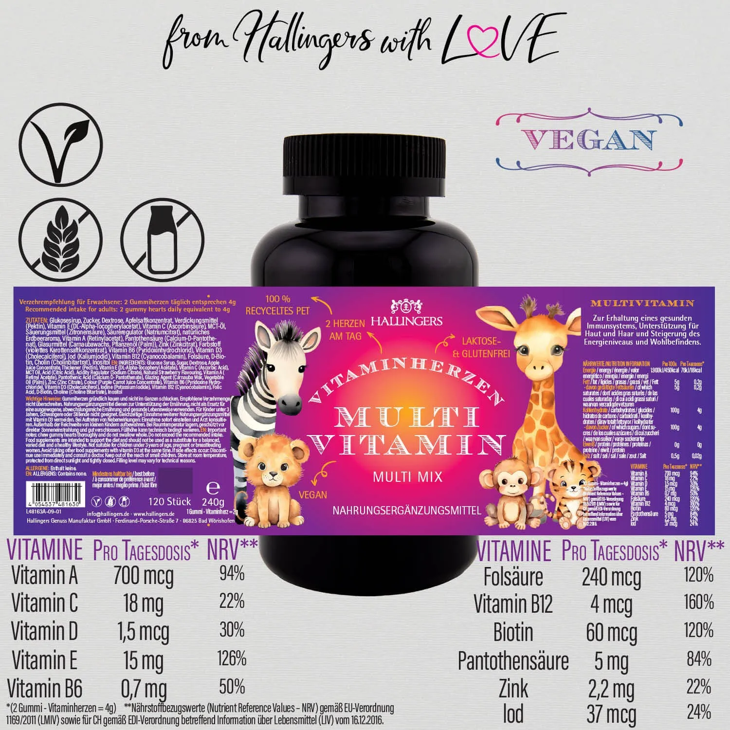 Multi Vitamin Kinder Safari XL (Nahrungsergänzungsmittel)