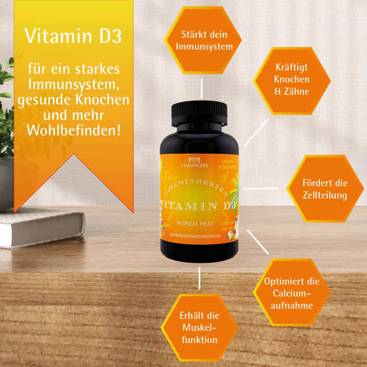 VEGAN, frei von Gentechnik, Konservierungsstoffen und Nanopartikeln