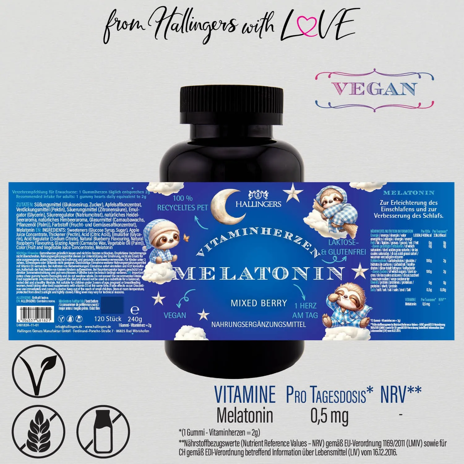 Melatonin Kinder Faultiere XL (Melatonin)