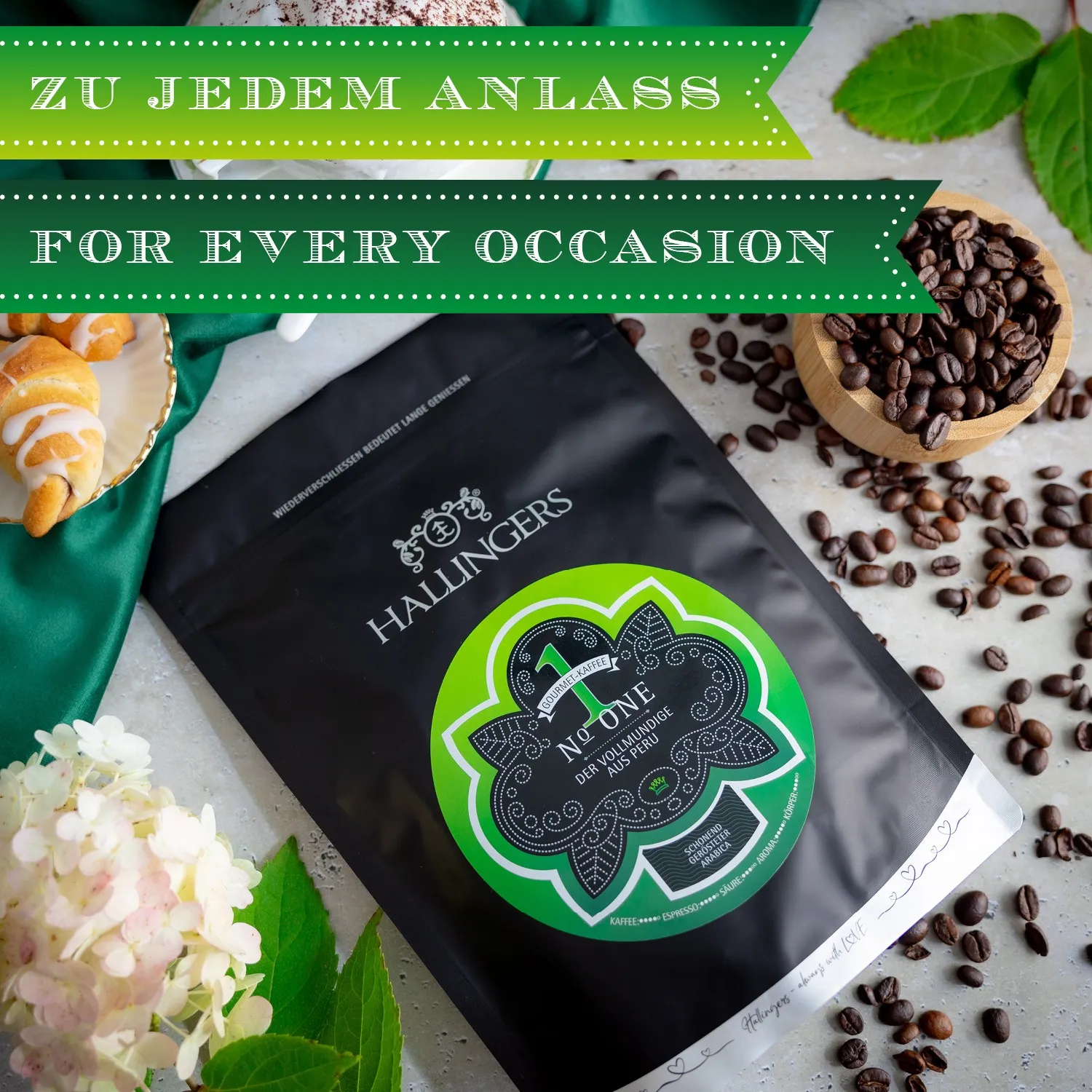 Das perfekte Geschenk für alle Kaffeeliebhaber und Genießer! Mit Liebe und Kaffee wird alles gut.