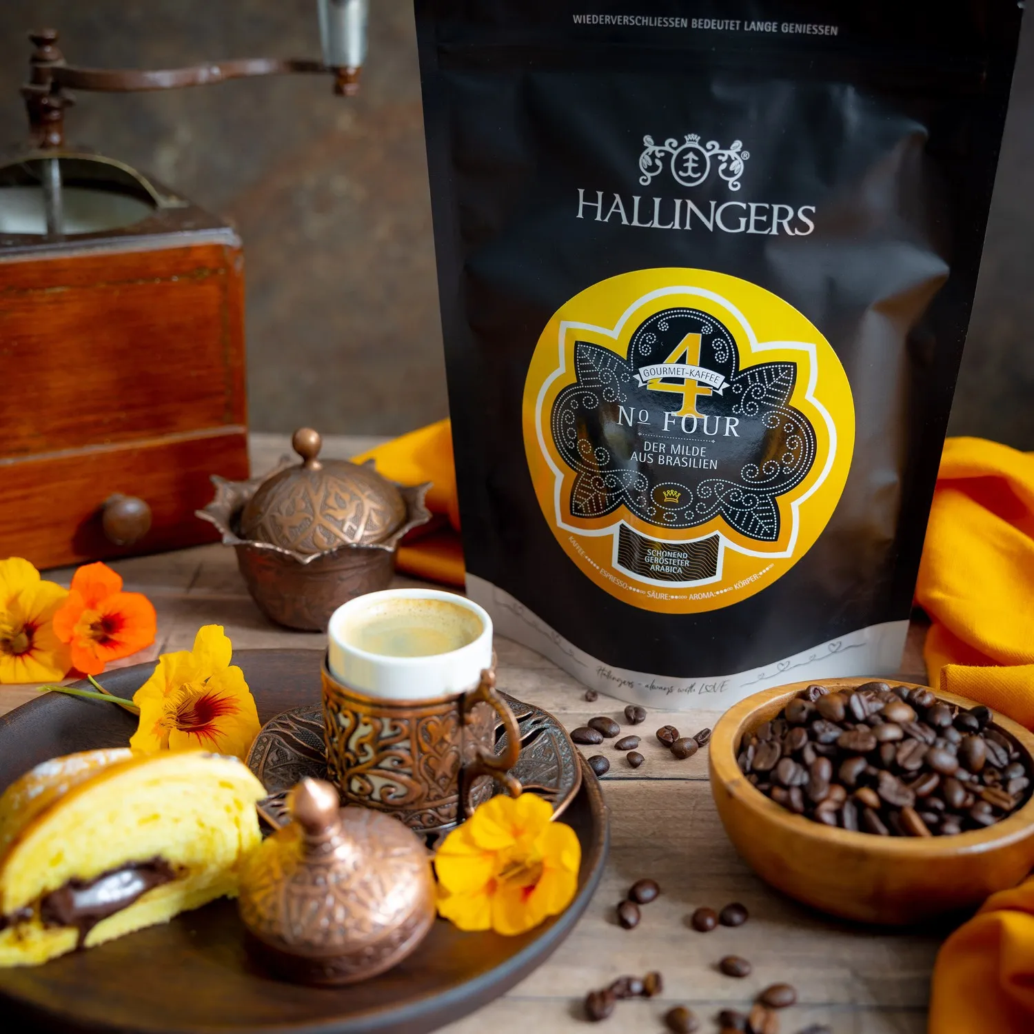 Handwerkliche Tradition: In kleinen Chargen geröstet für ein optimales Aroma.