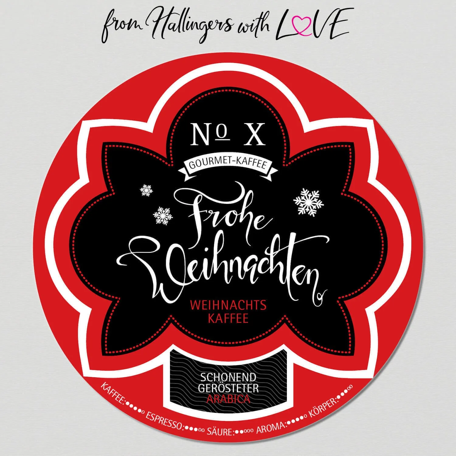 No. X Frohe Weihnachten (Arabica Kaffee)