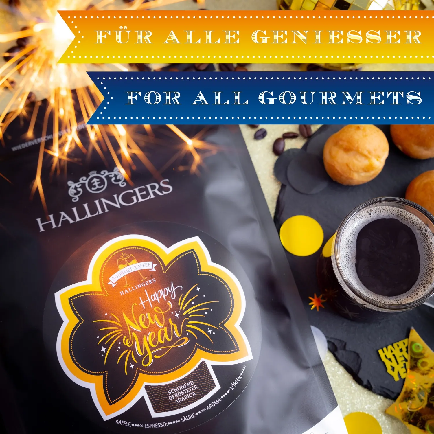 Kaffeeduft weht um die Nasen, liebe Grüße vom Osterhasen!