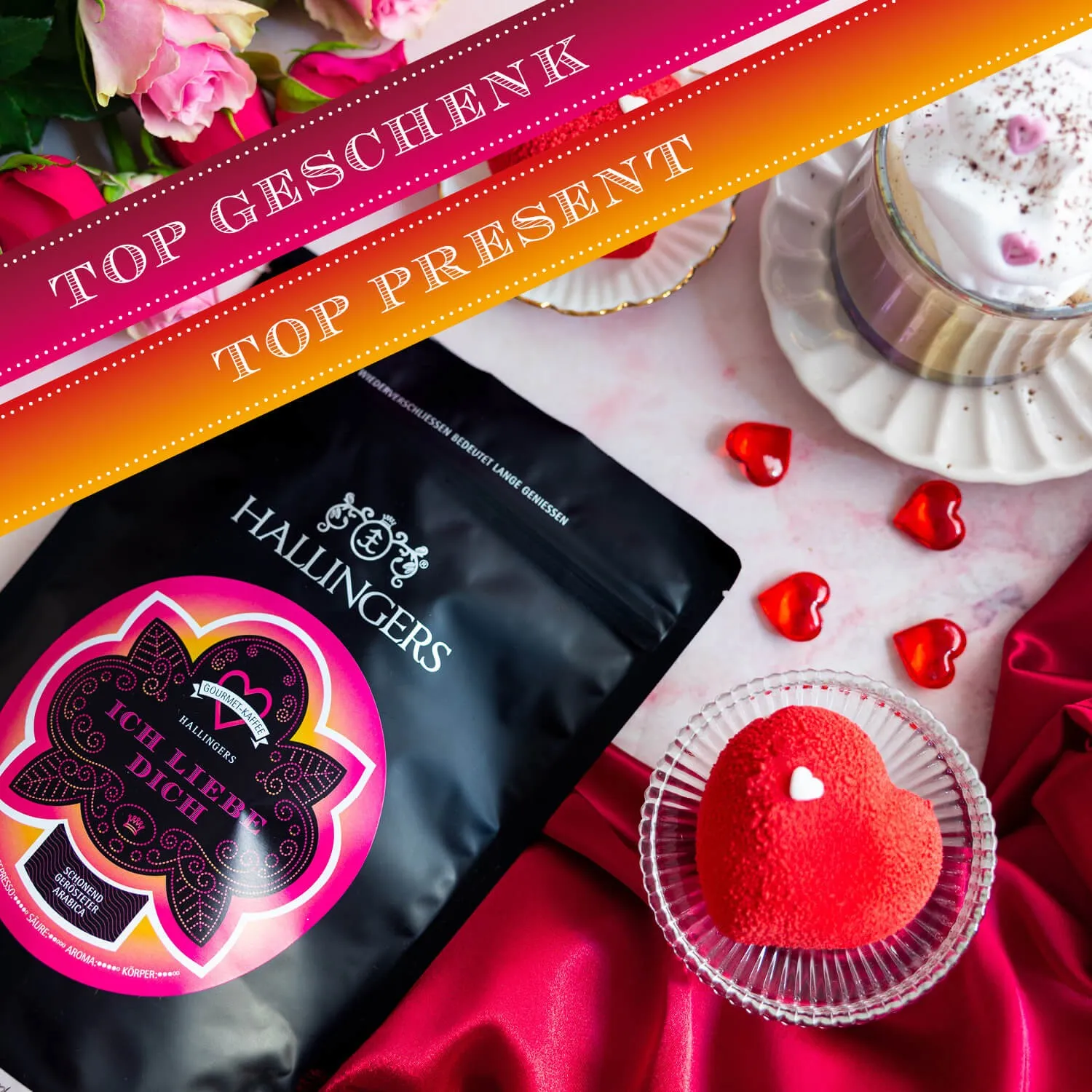 Das perfekte Geschenk für alle Kaffeeliebhaber und Genießer! Mit Liebe und Kaffee wird alles gut.