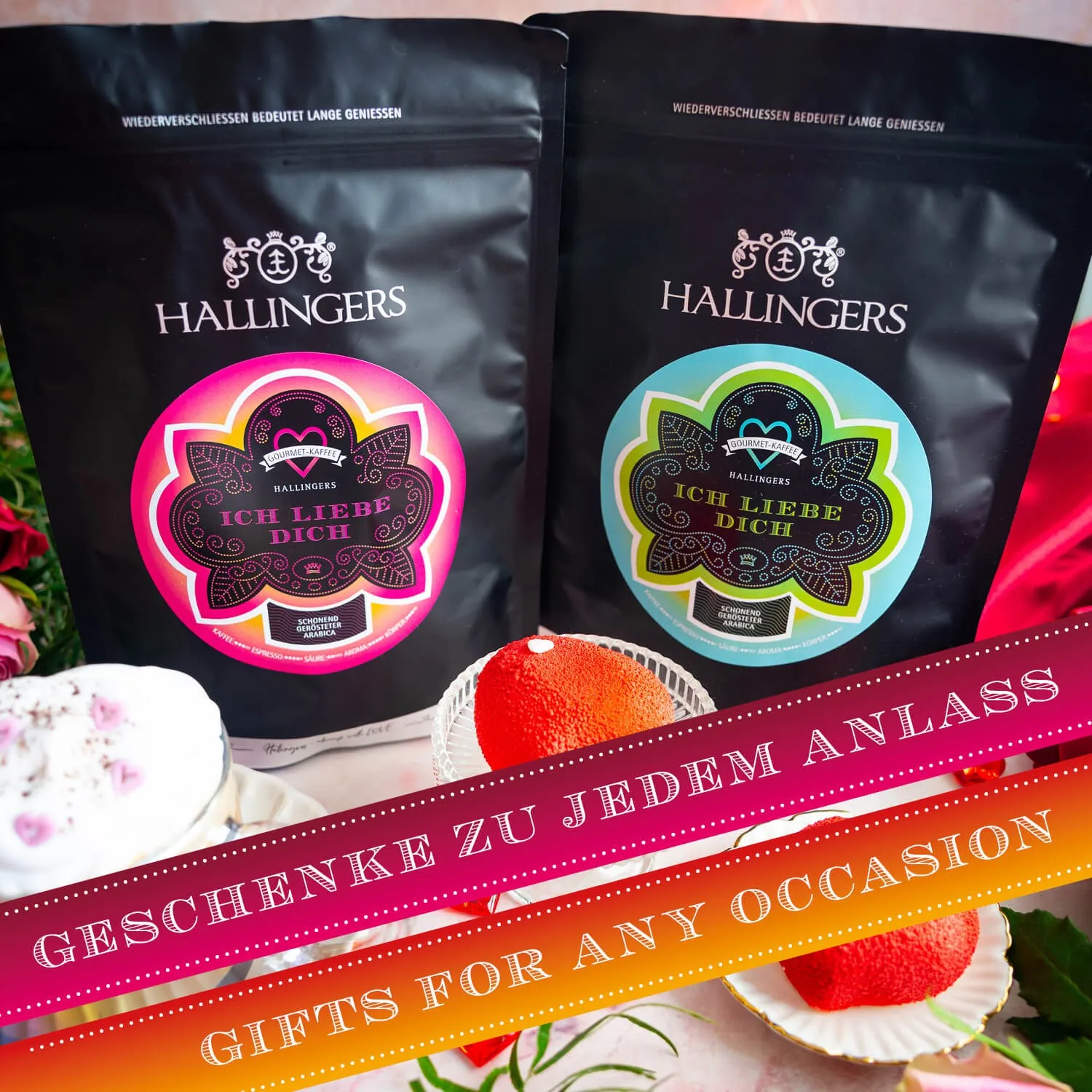 Der Duft von Kaffee erfüllt den Raum - vollaromatisch und ausgewogen, da bei niedrigen Temperaturen langzeit-geröstet!