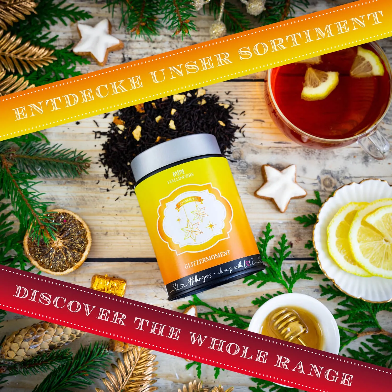 Vanille · Apfel · Orange - Zubereitung: 100°C| 3-4 Min.| 1 TL