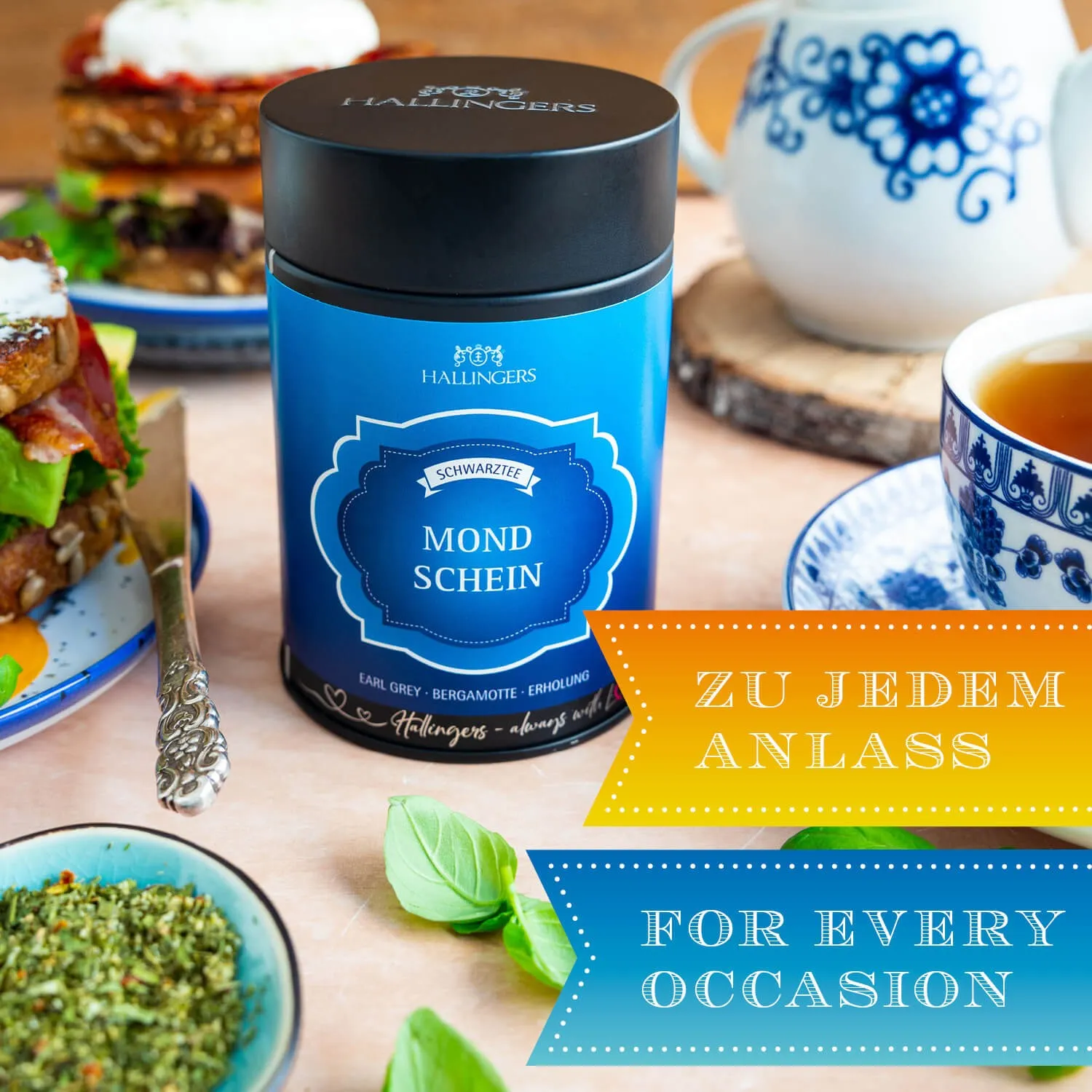 Hochwertiger Schwarztee, reich an natürlichem Koffein, L-Theanin, Theobromin, Vitaminen und Mineralstoffen.